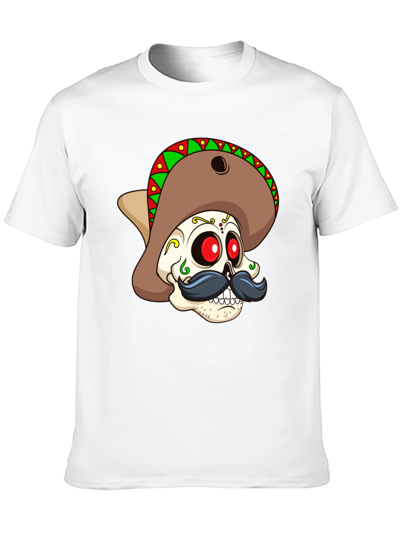 Dia de los Muertos Skull Graphic Tee