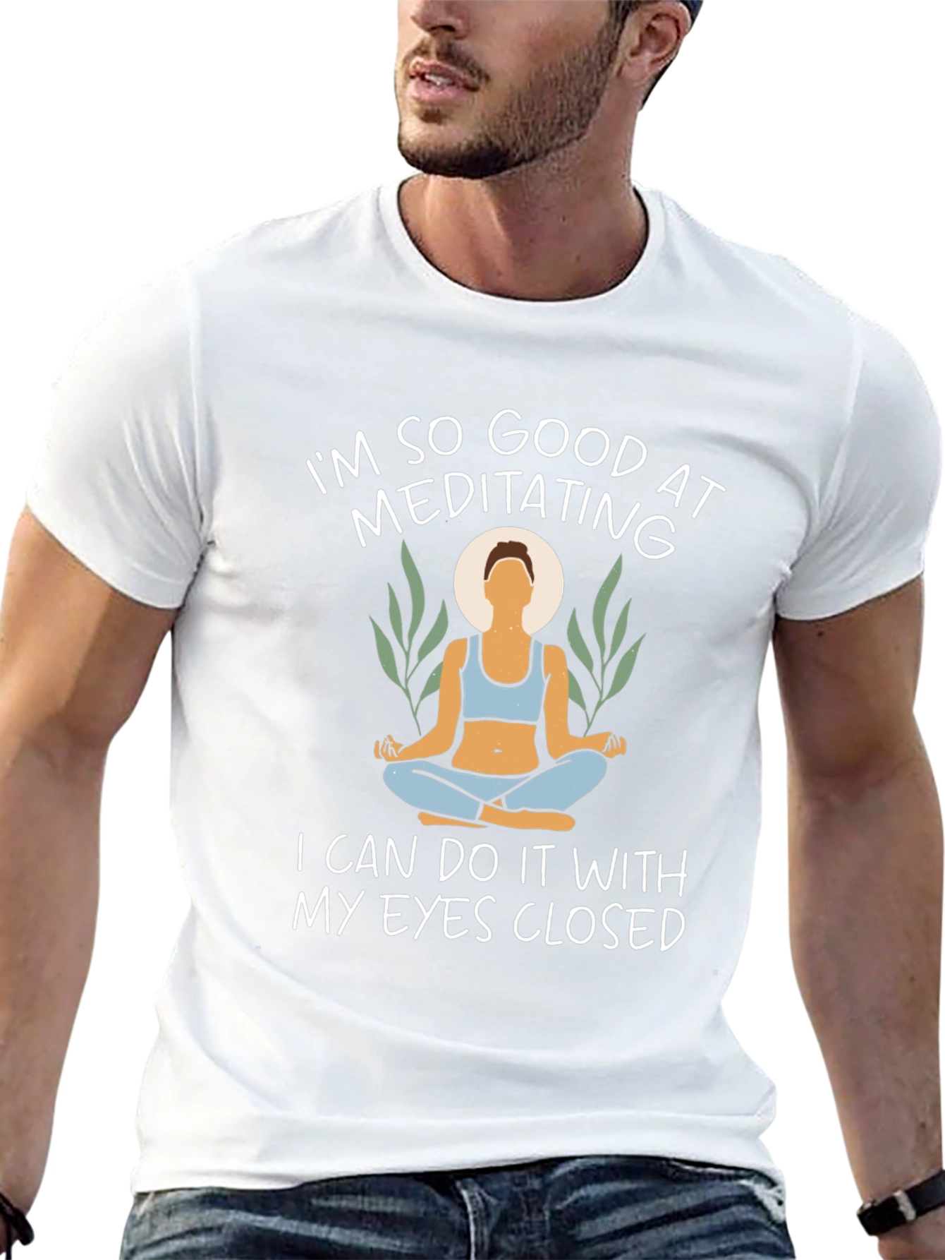 Meditating T-Shirt - Zen Relaxation Tee