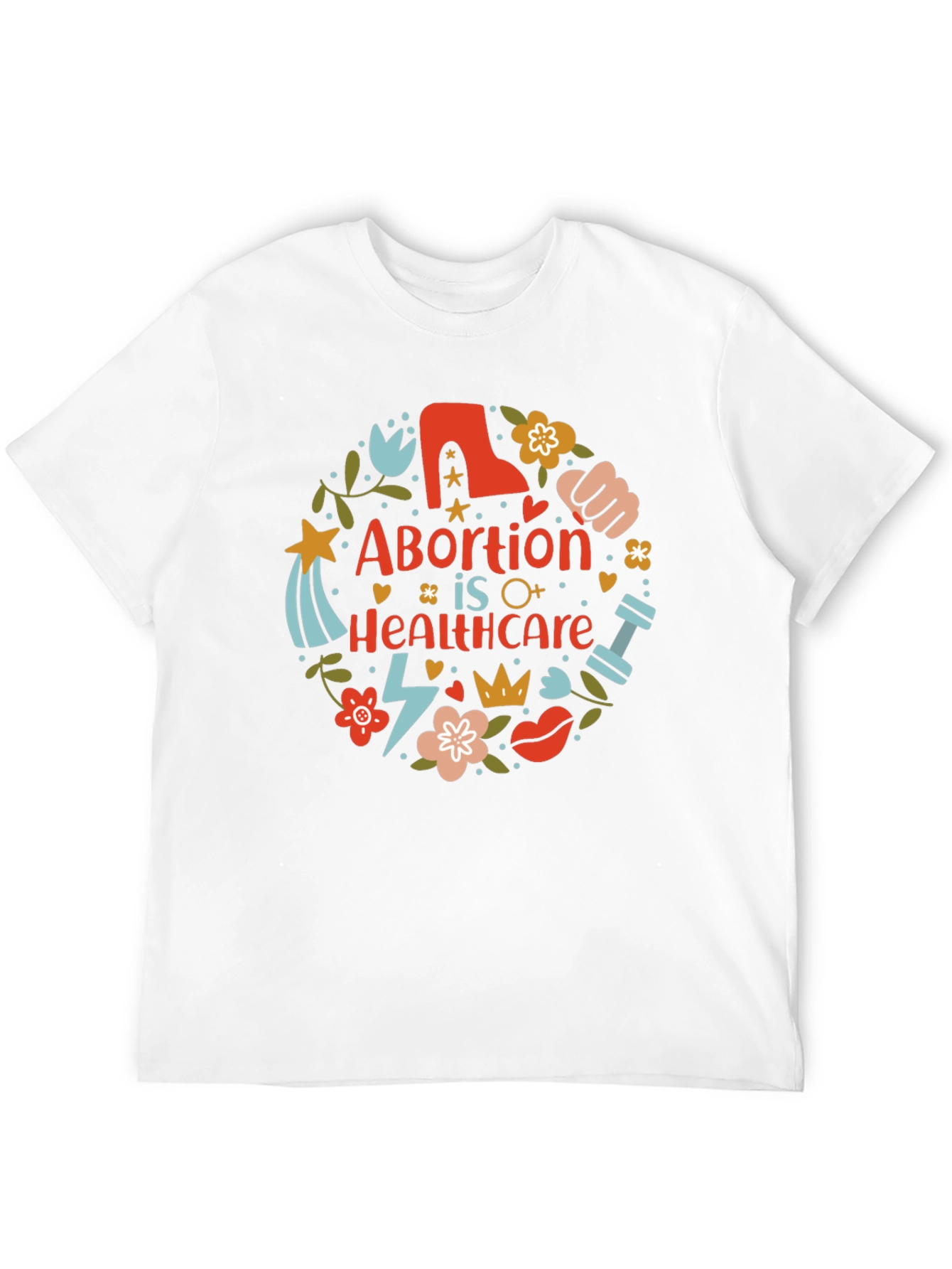 Abortion is Healthcare T-Shirt Pro Choice Feminist Tee