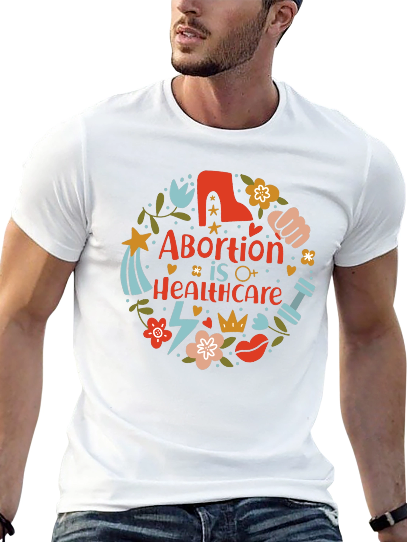 Abortion is Healthcare T-Shirt Pro Choice Feminist Tee