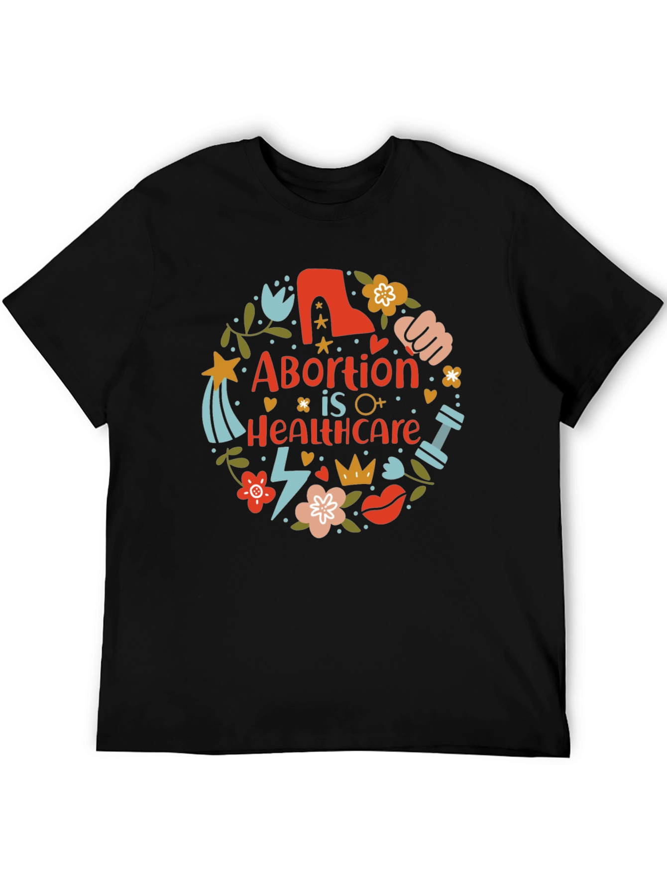 Abortion is Healthcare T-Shirt Pro Choice Feminist Tee