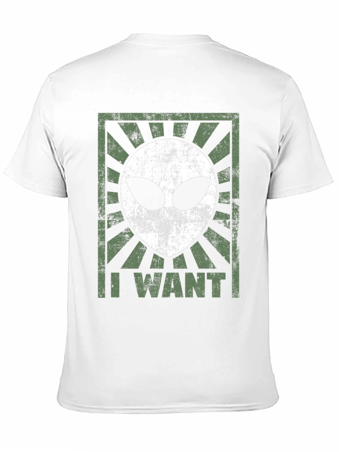 I Want Alien Graphic Tee - Black T-Shirt