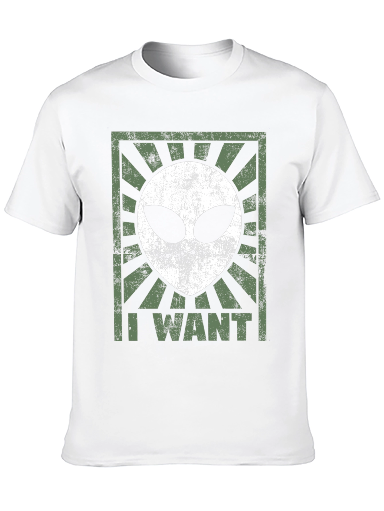 I Want Alien Graphic Tee - Black T-Shirt