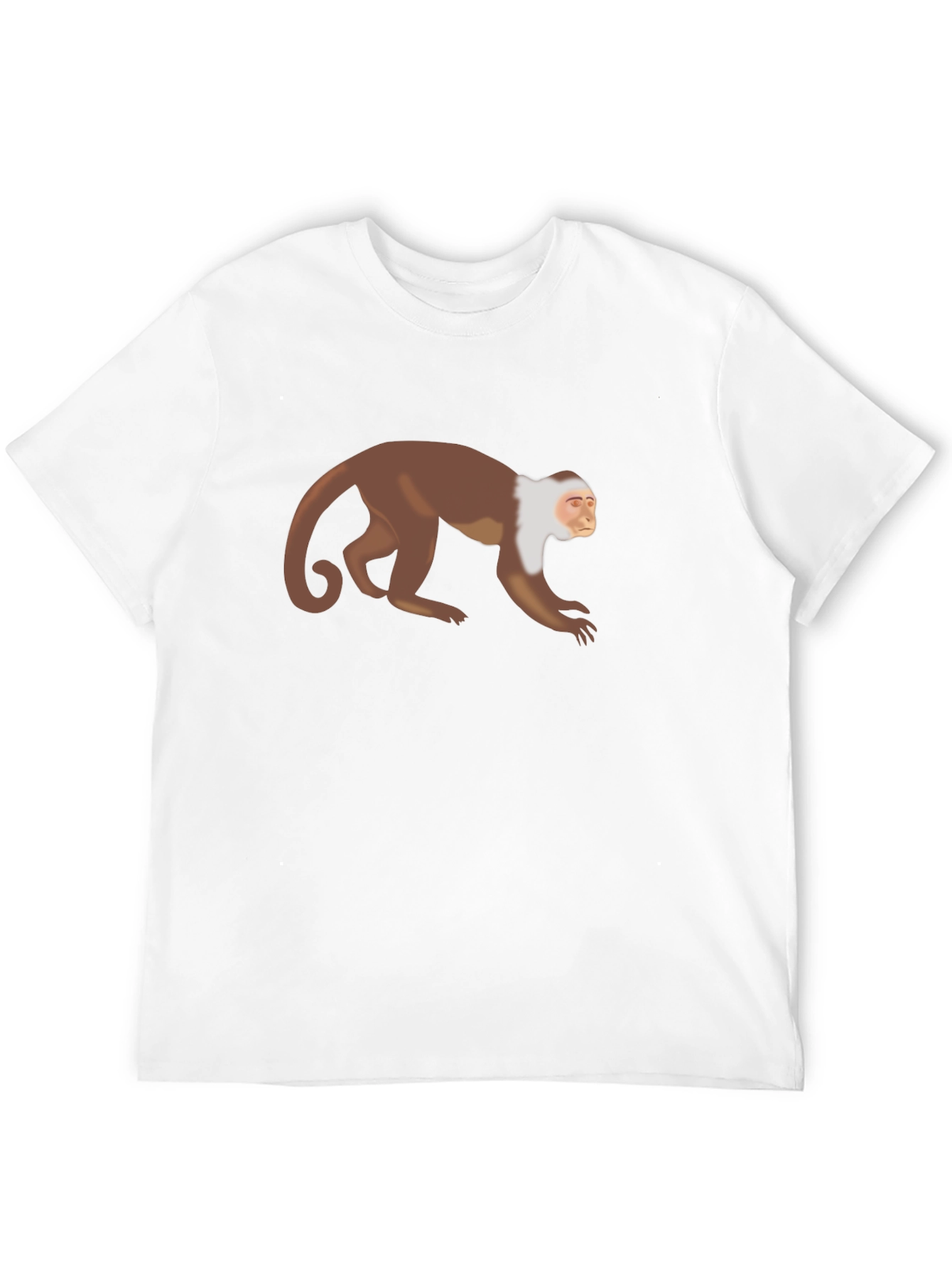 Monkey Graphic T-Shirt - Black Casual Tee