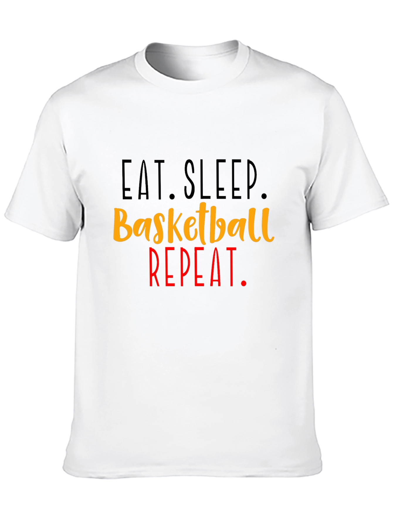 Eat Sleep Basketball Repeat Graphic Tee