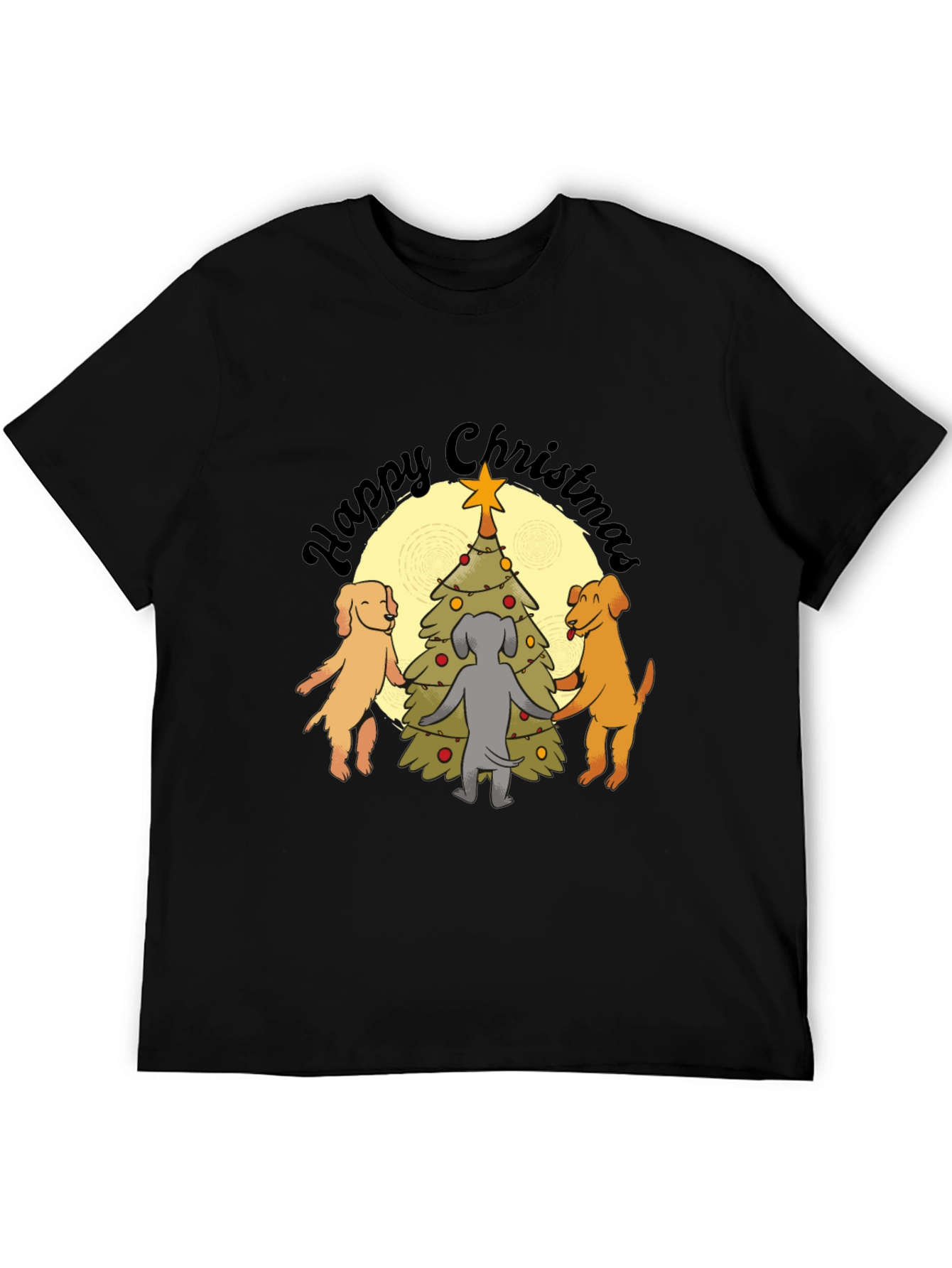 Happy Christmas Dogs T-Shirt