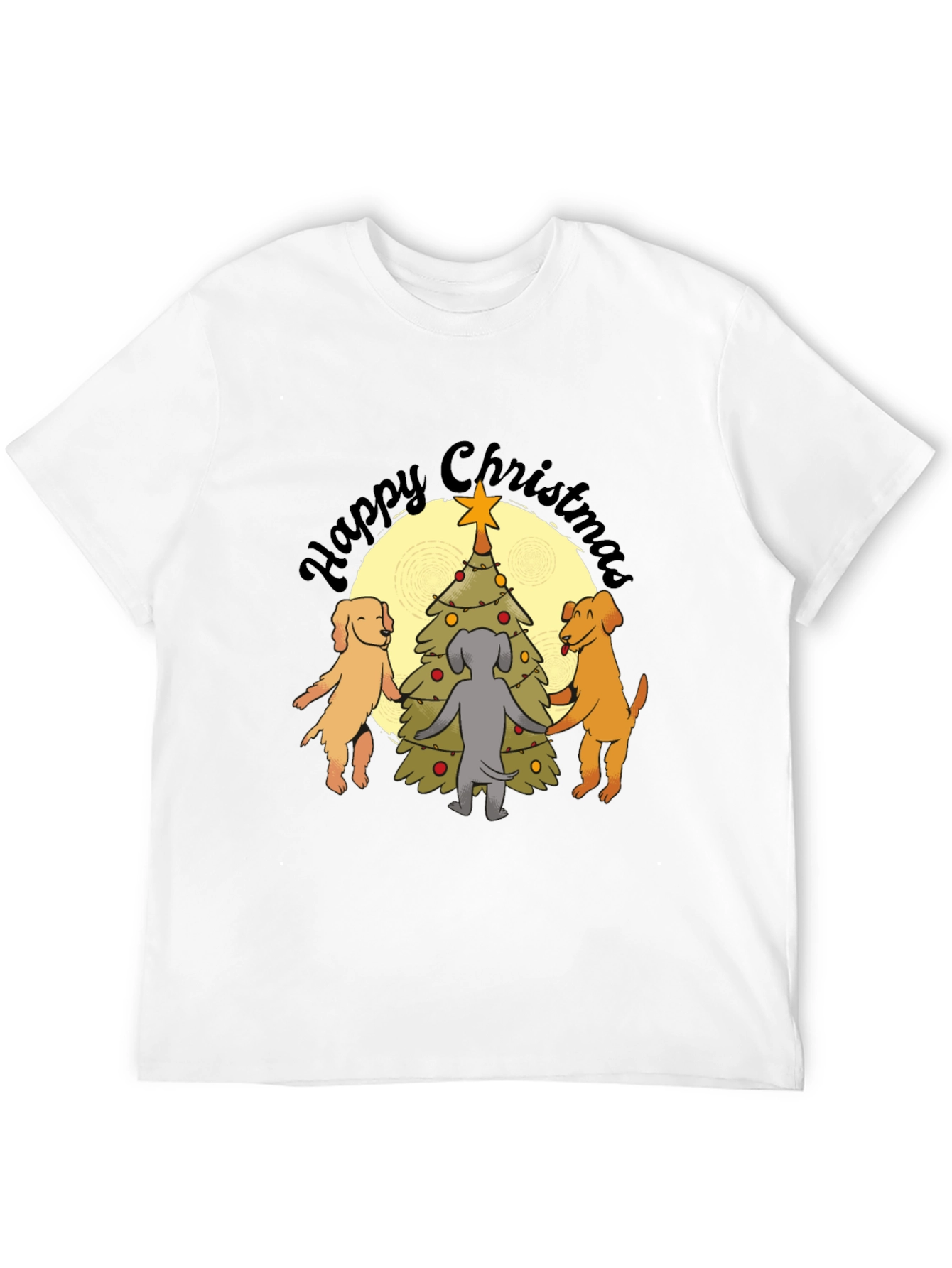 Happy Christmas Dogs T-Shirt