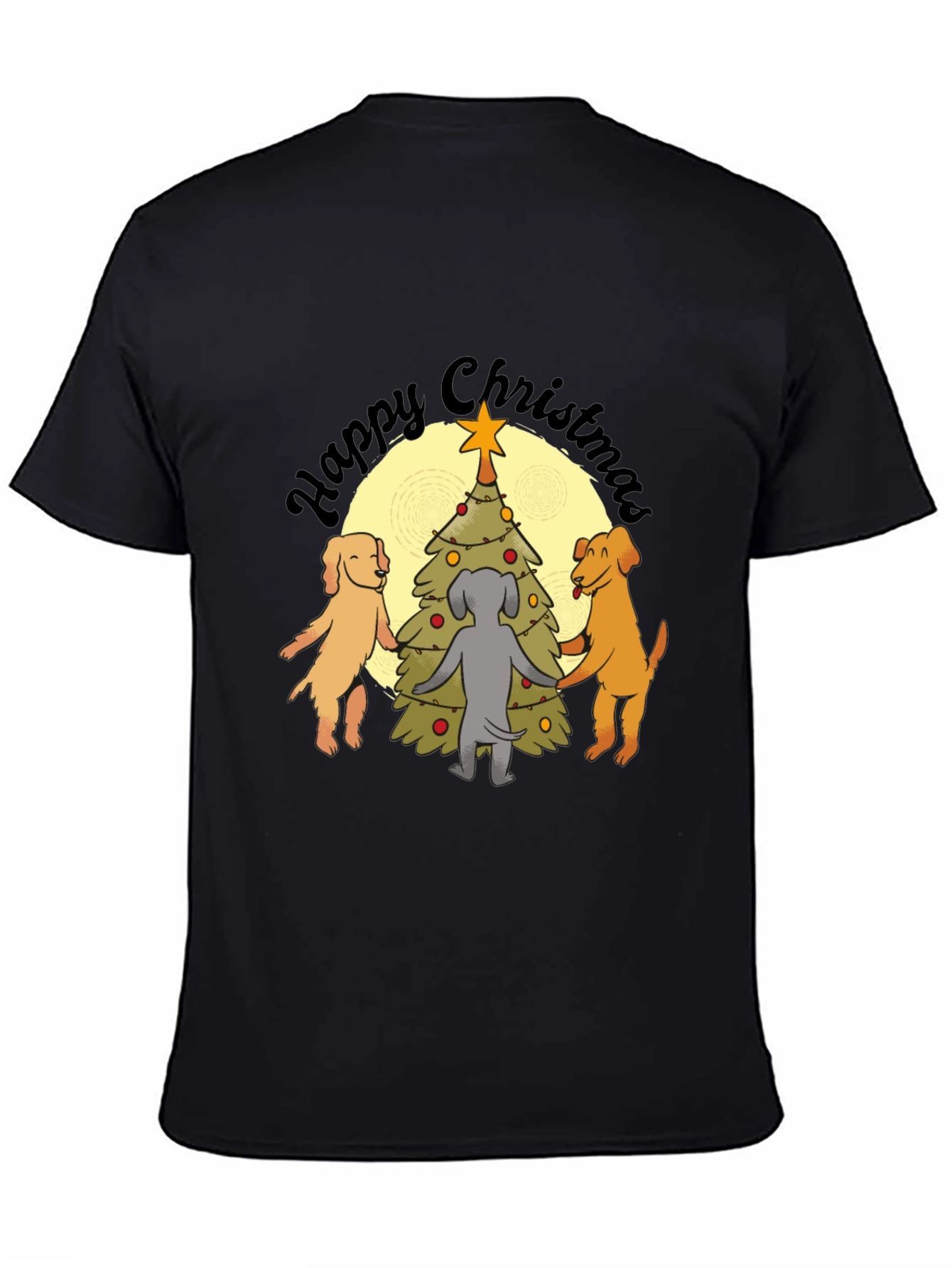 Happy Christmas Dogs T-Shirt