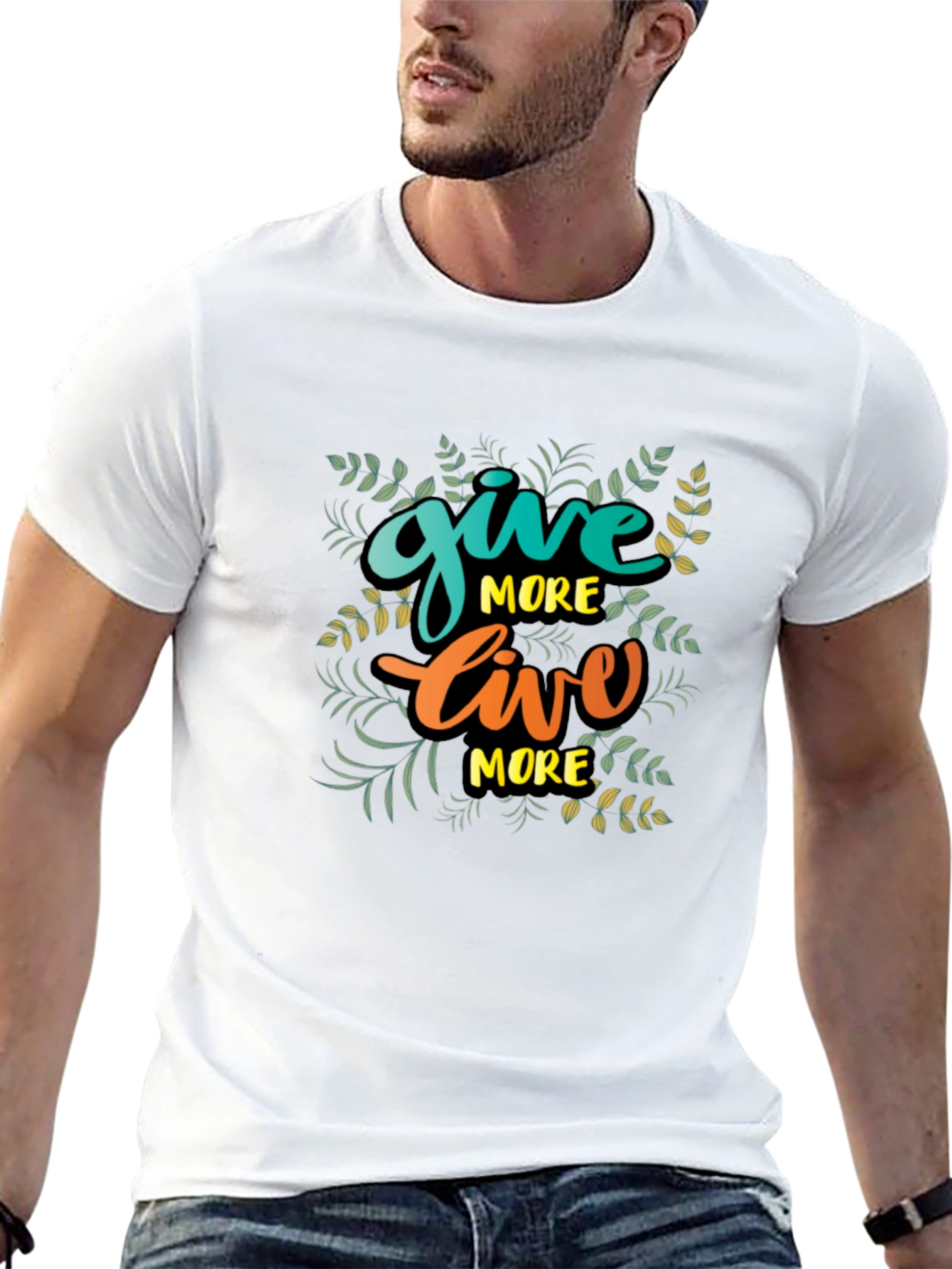 Give More Live More Black T-Shirt