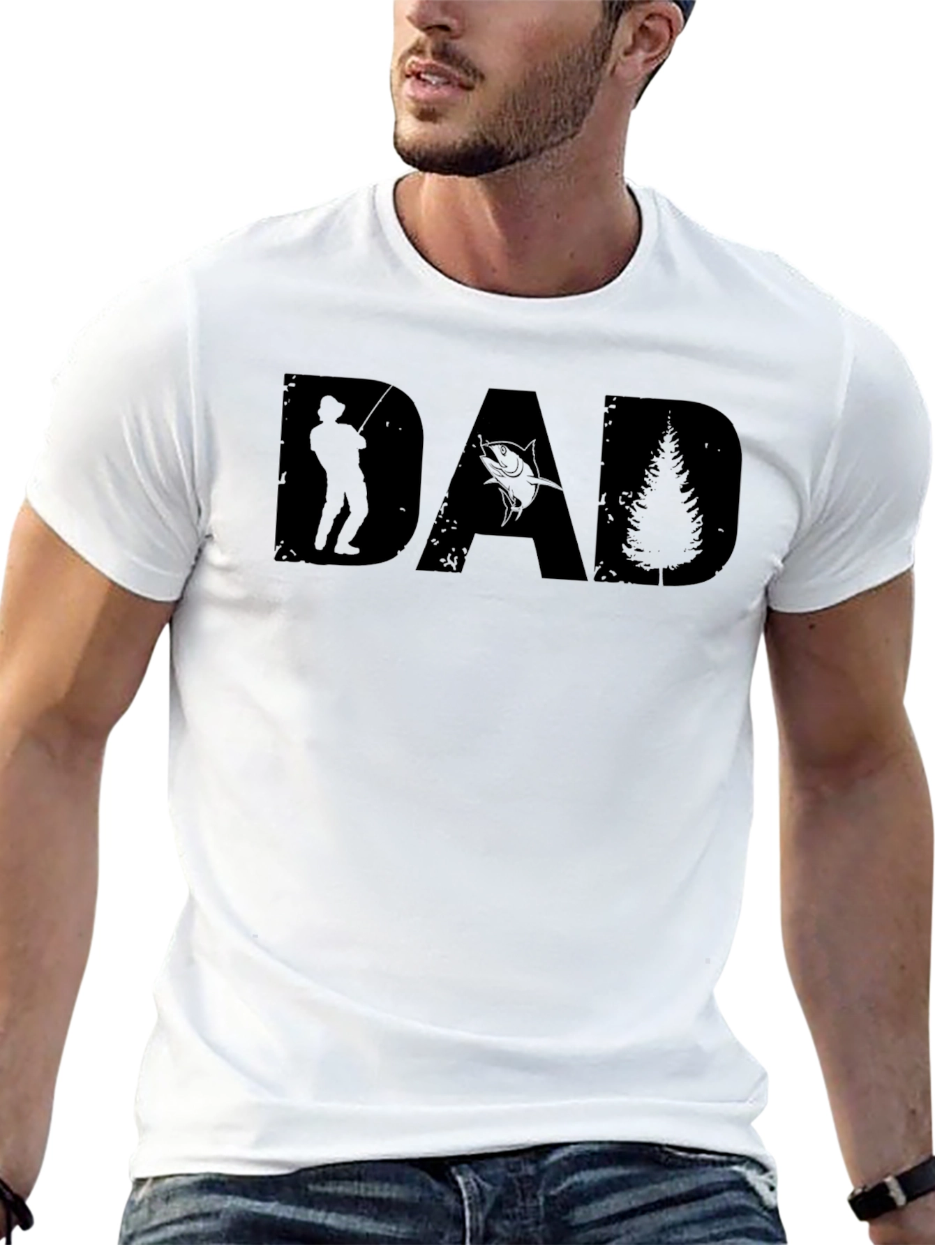 Fishing Dad T-Shirt - Perfect Fathers Day Gift!