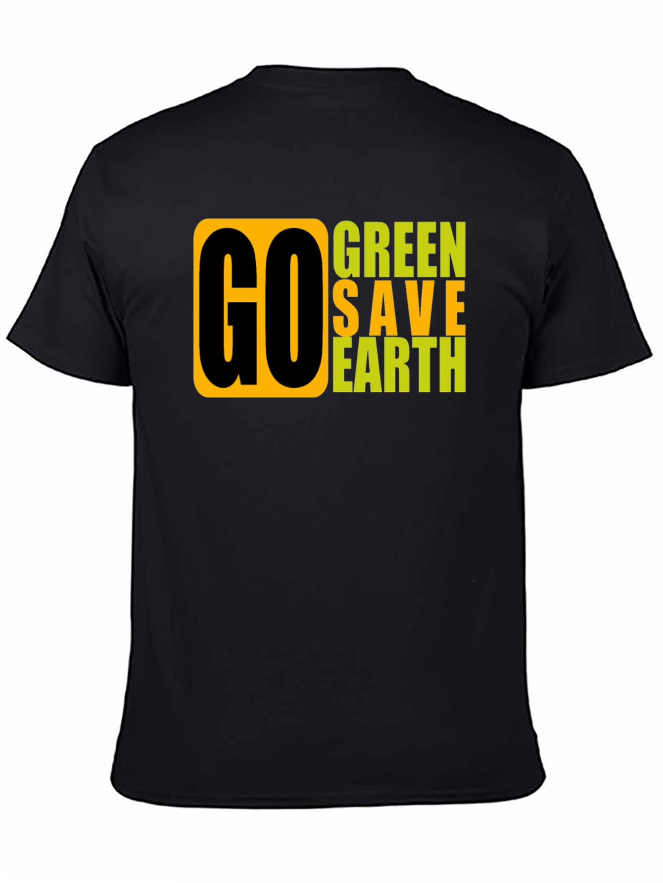 Go Green Save Earth Graphic T-Shirt