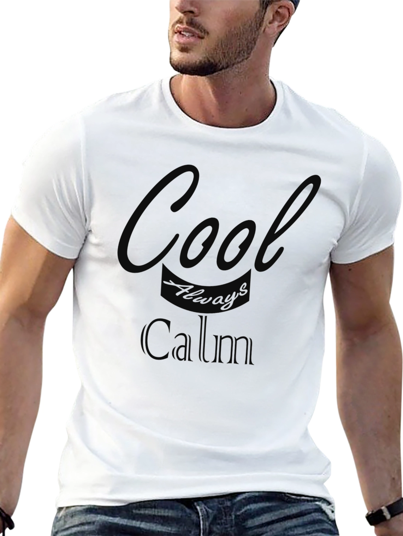 Cool Always Calm Black T-Shirt