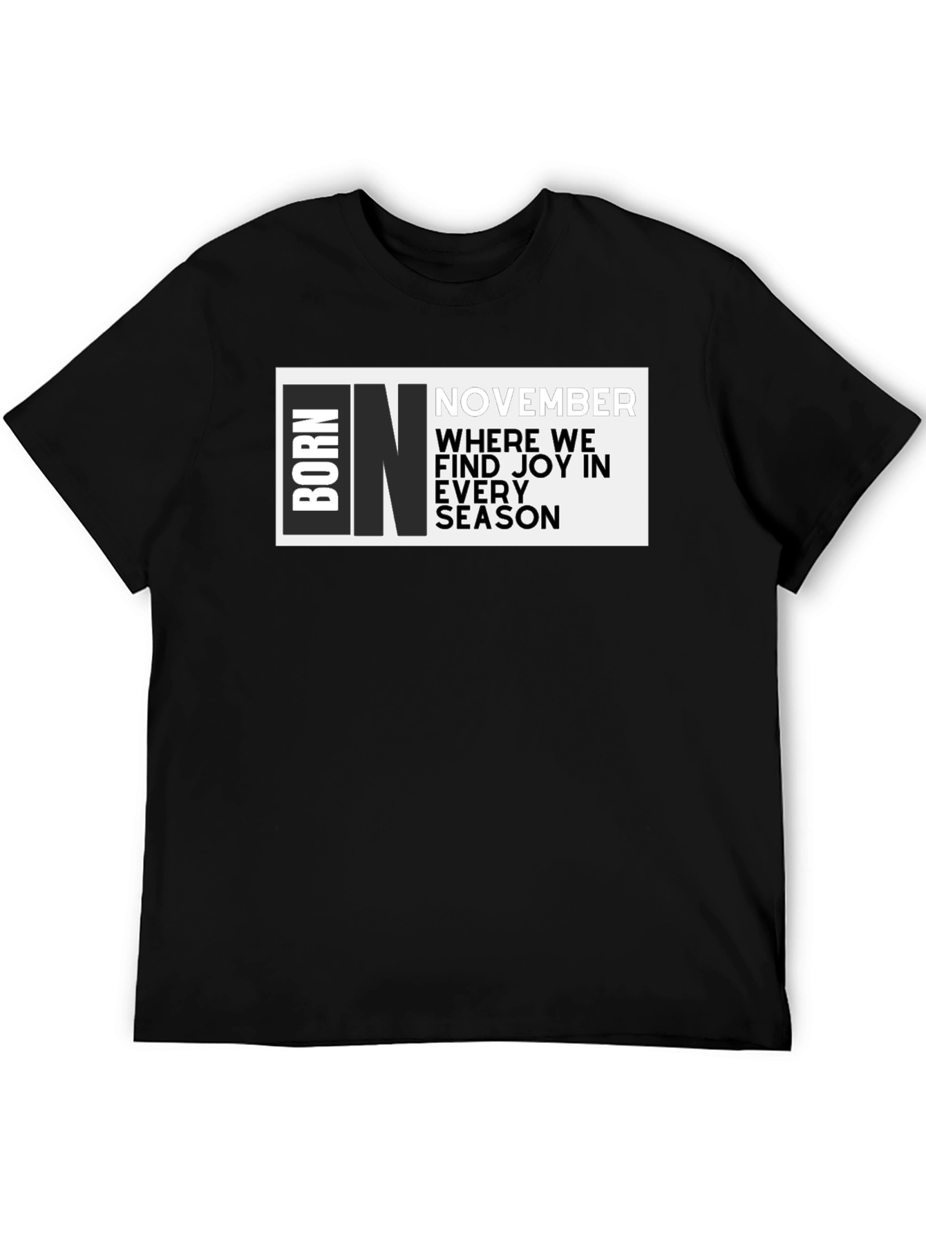 Born In November Graphic T-Shirt
