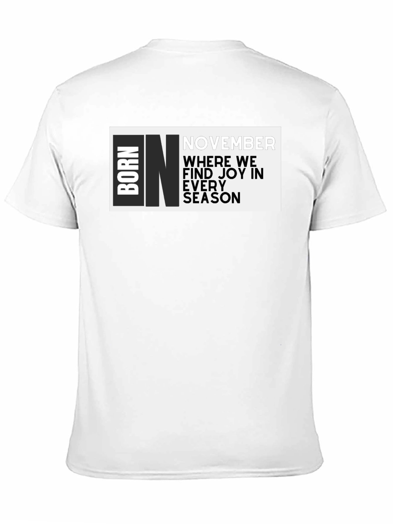 Born In November Graphic T-Shirt