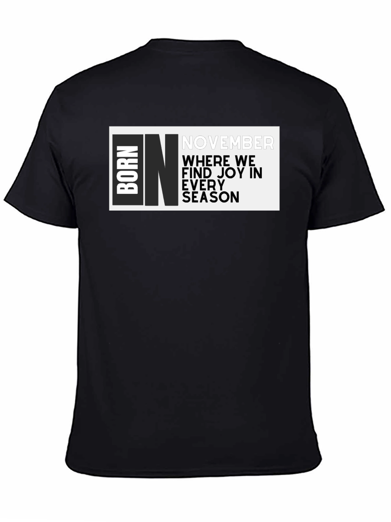 Born In November Graphic T-Shirt