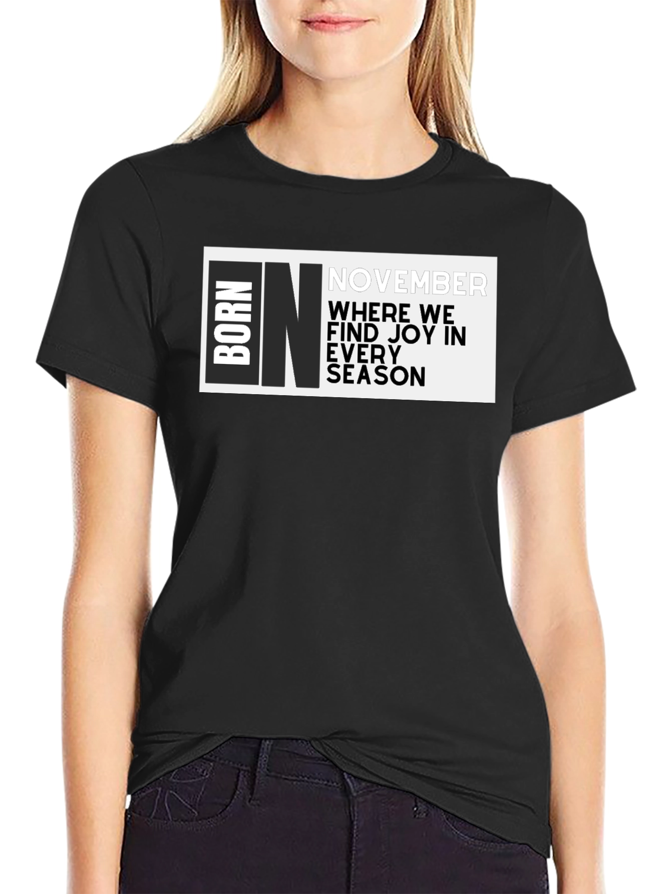 Born In November Graphic T-Shirt