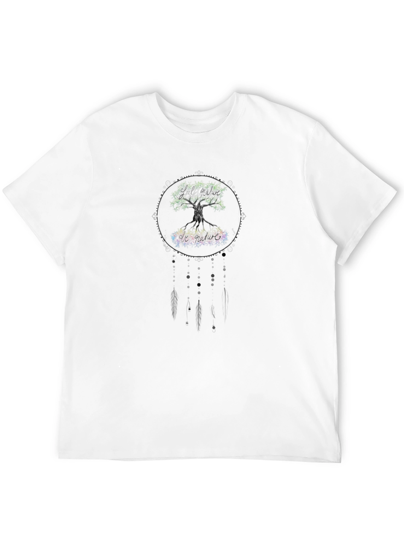 Nature Tree Graphic Tee - Black