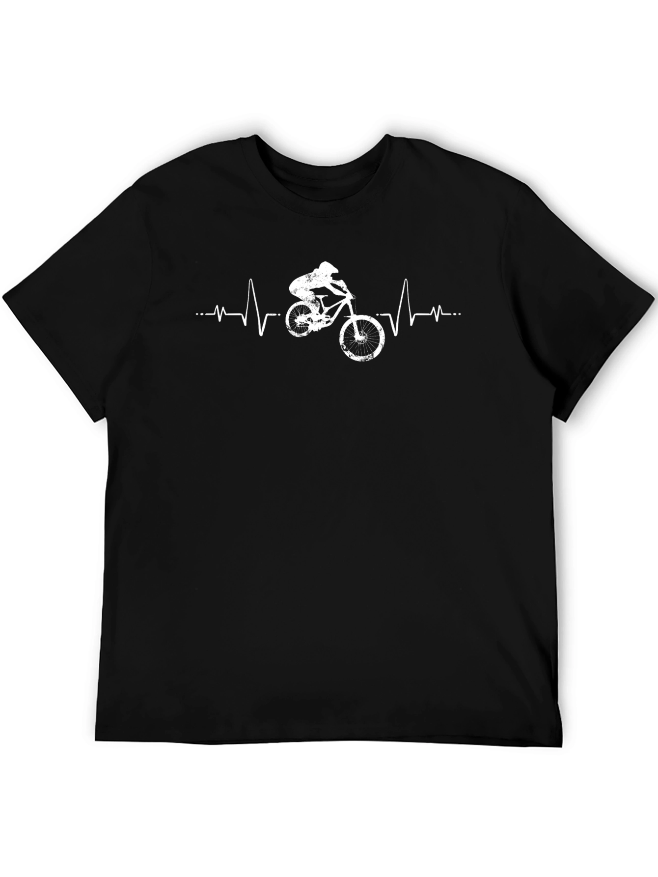 Mountain Biker Heartbeat T-Shirt - Ride On!