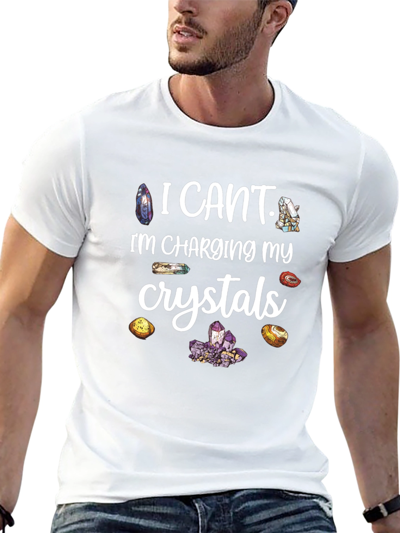 I Cant Charging My Crystals T-Shirt