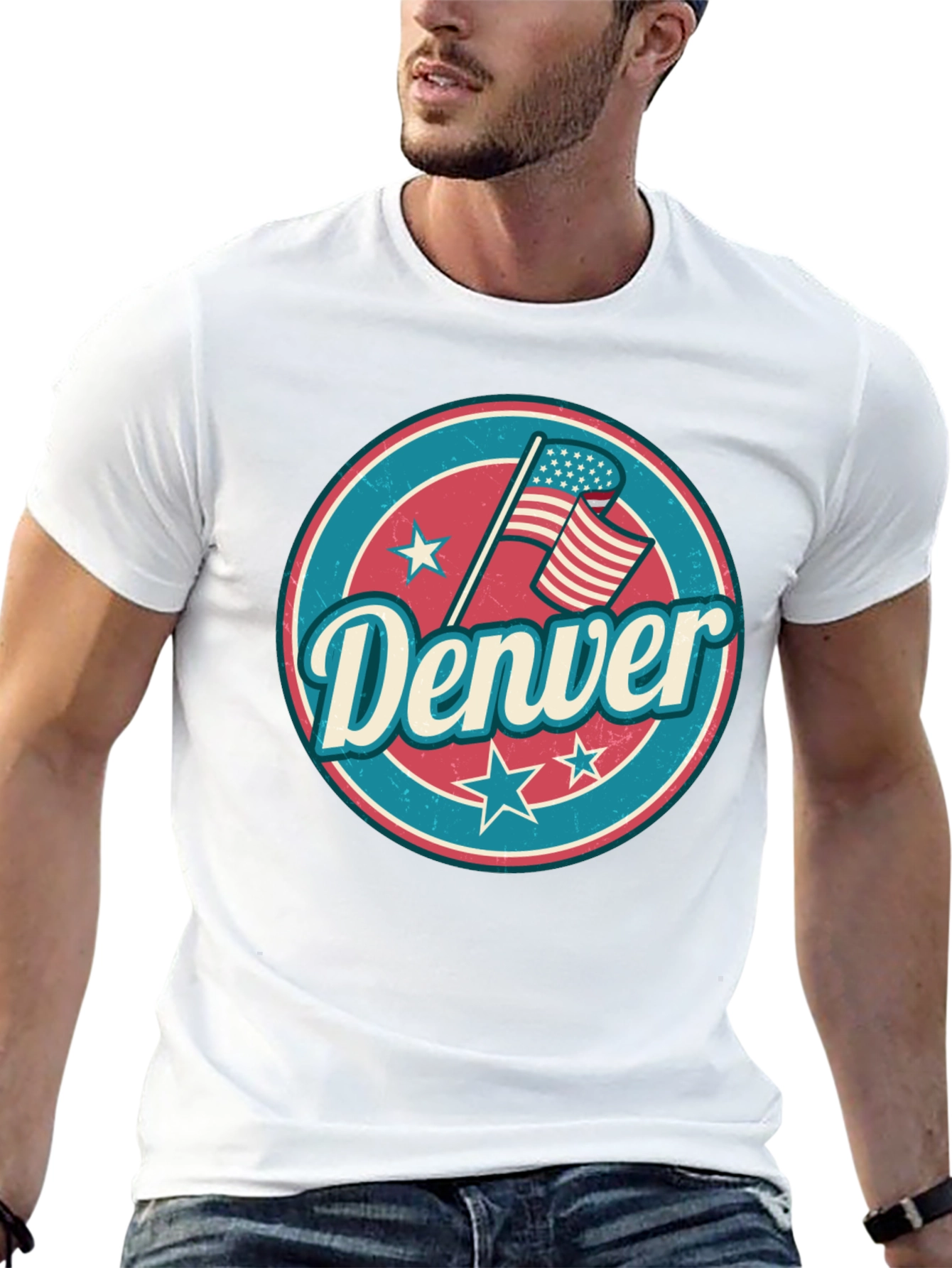 Denver Retro Graphic T-Shirt