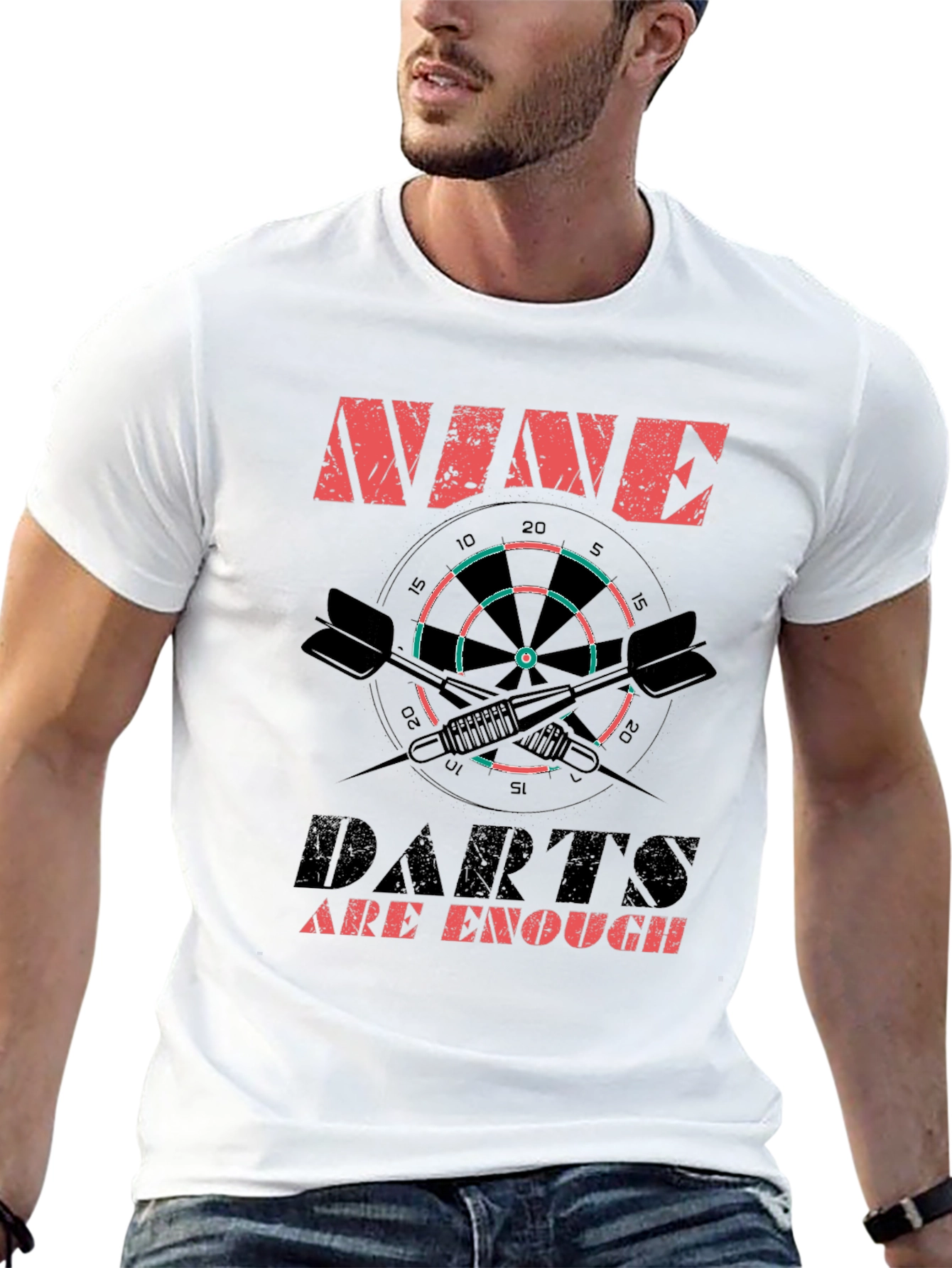 Nine Darts Are Enough Graphic T-Shirt