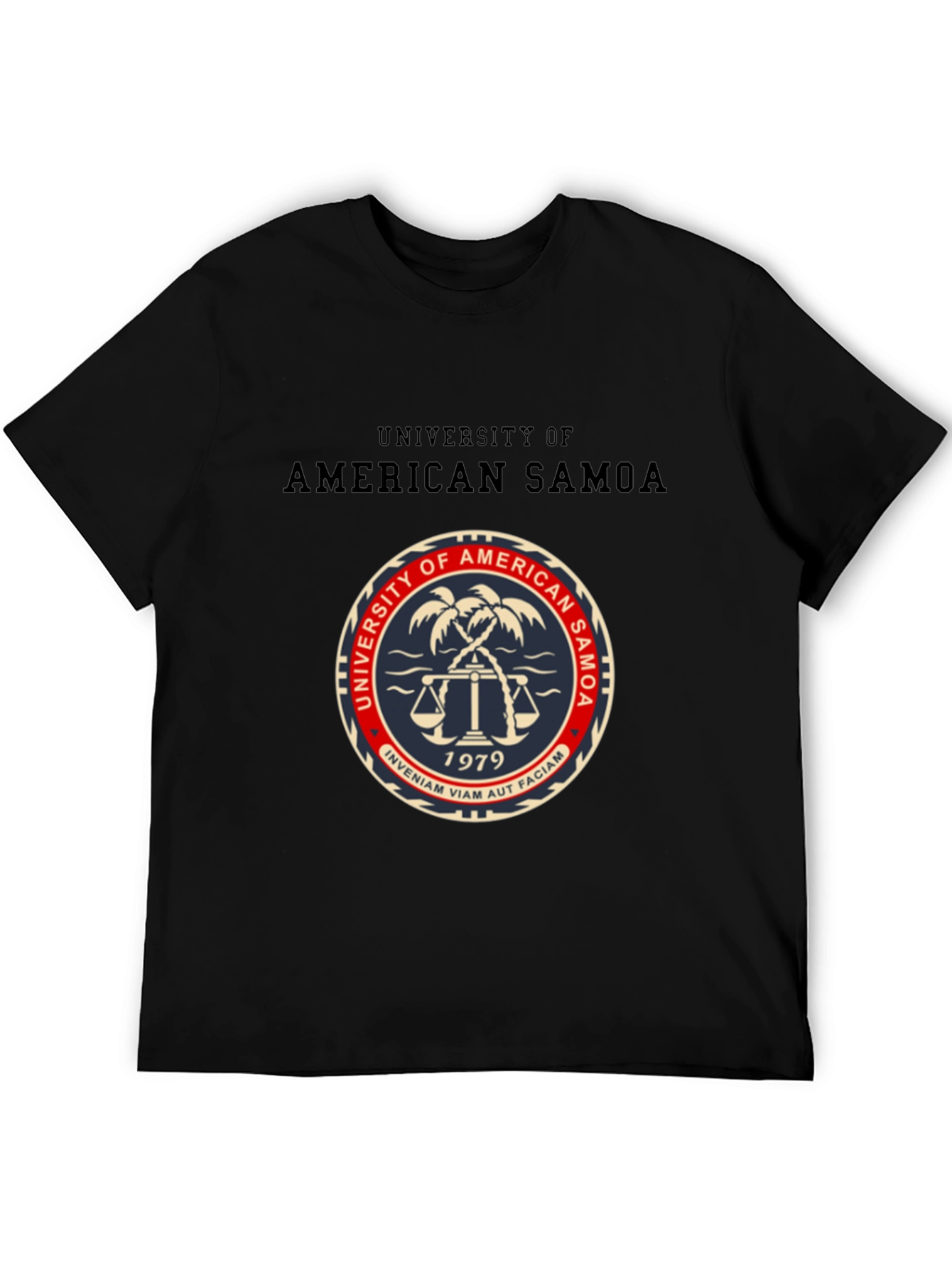 American Samoa University Black T-Shirt