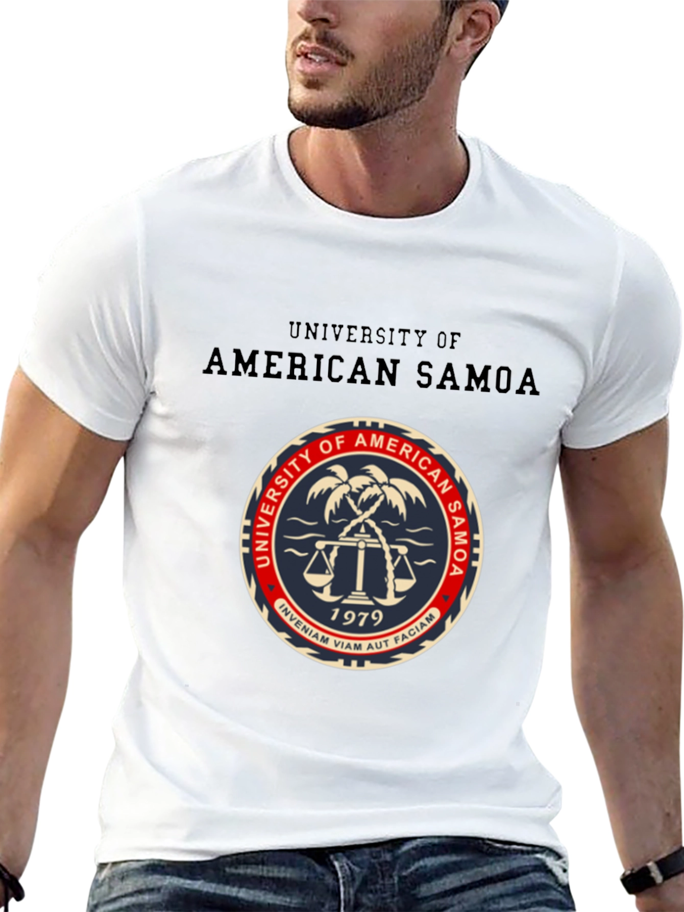 American Samoa University Black T-Shirt