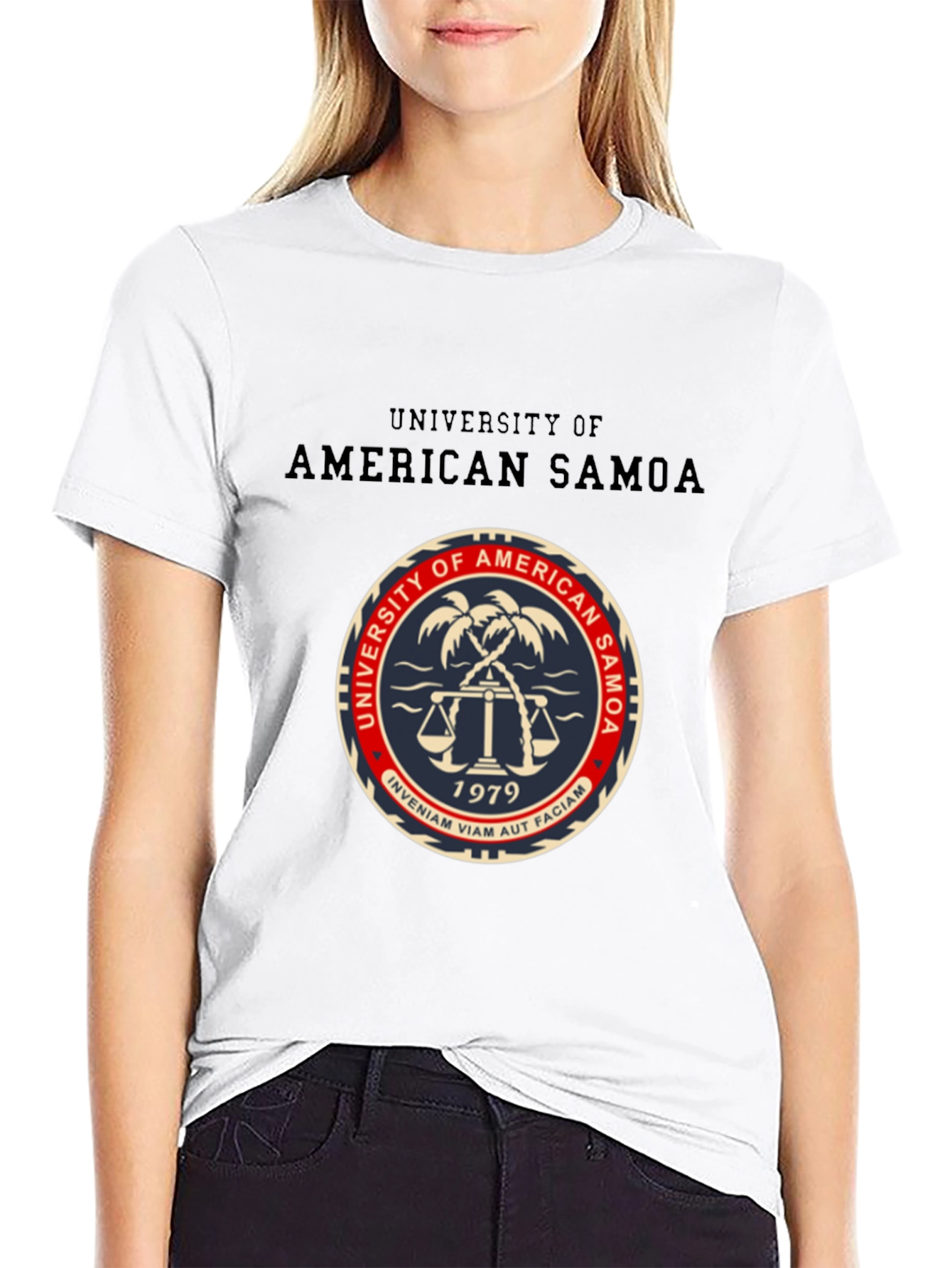 American Samoa University Black T-Shirt