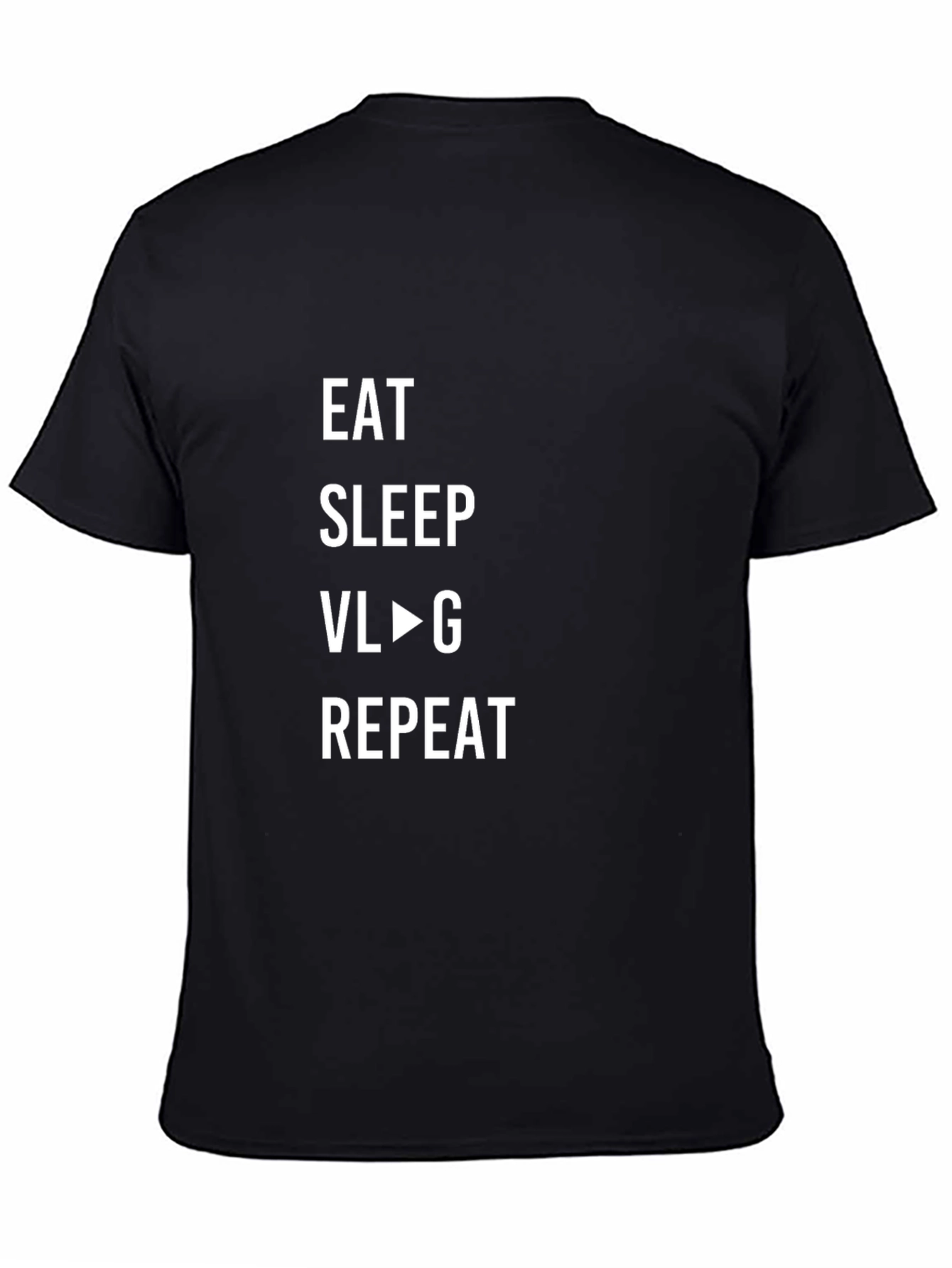Eat Sleep Vlog Repeat Graphic T-Shirt