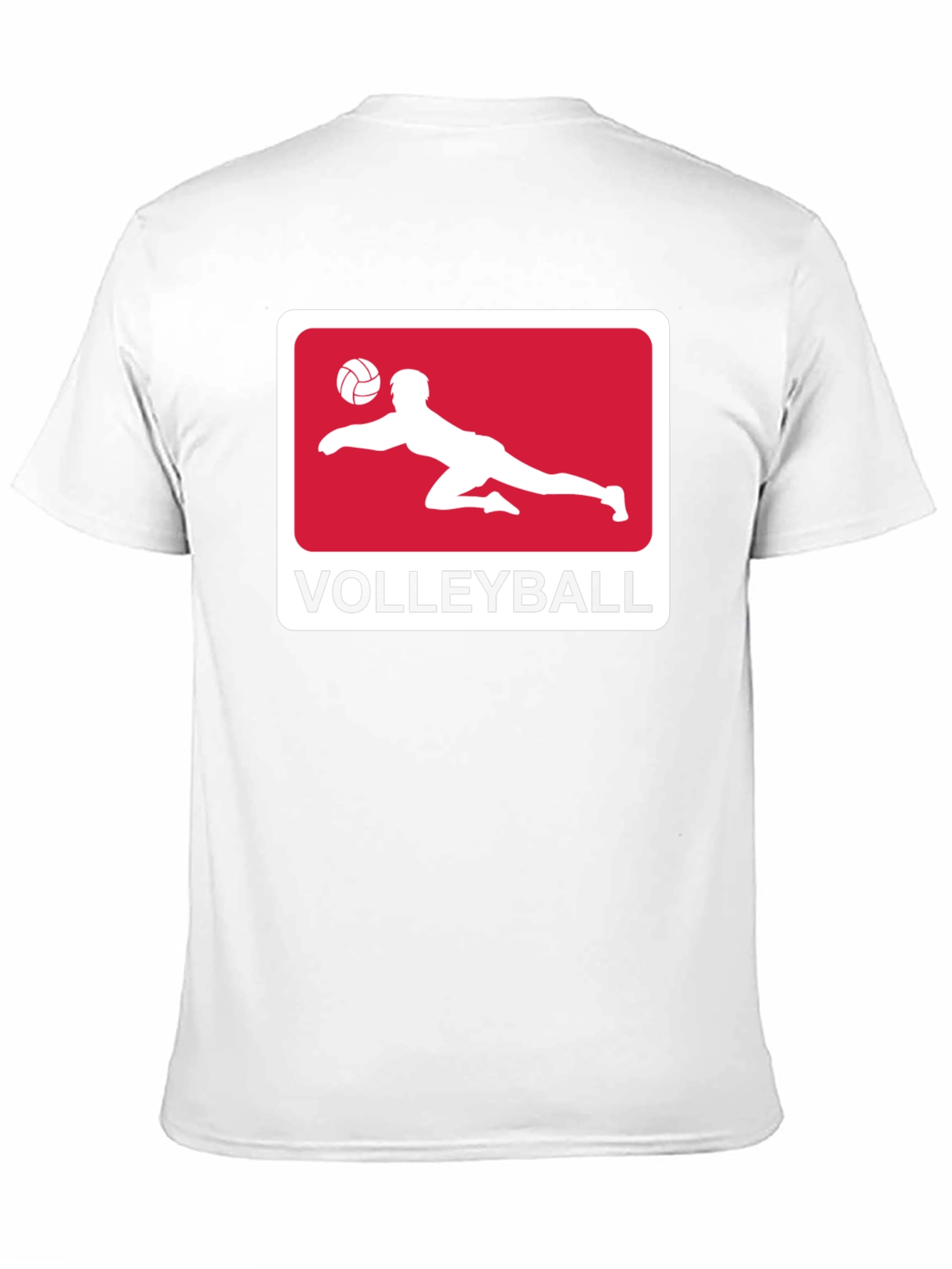 Volleyball Graphic Tee - Black Cotton Shirt