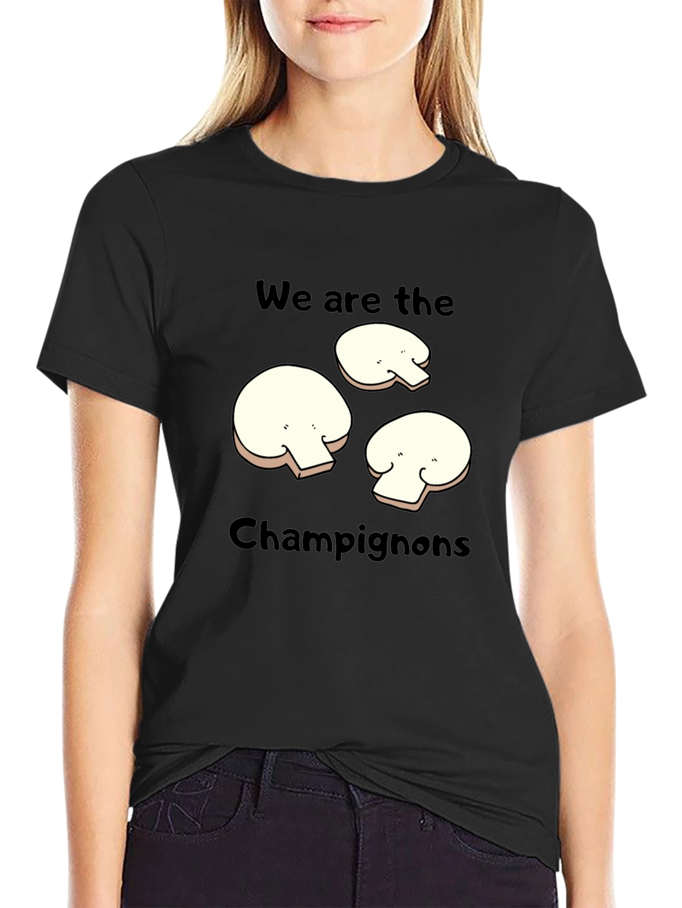 Mushroom Graphic T-Shirt - We Are The Champignons!