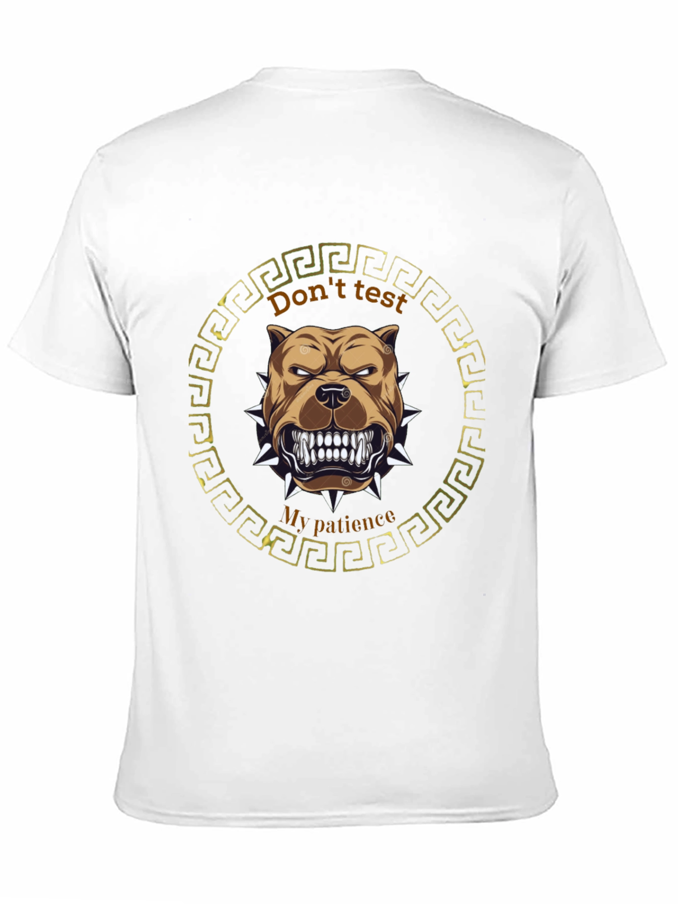 Dont Test My Patience Pitbull T-Shirt