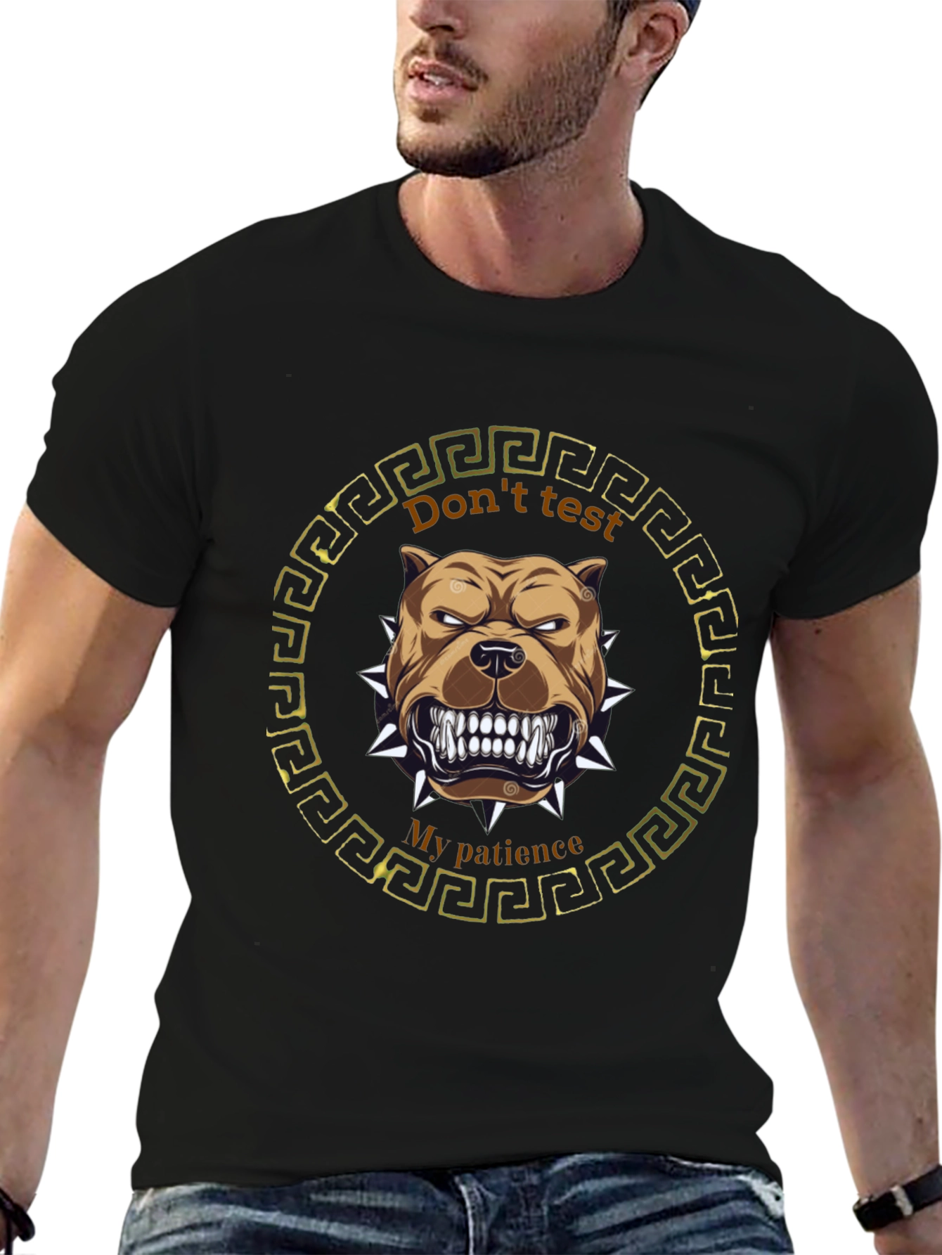 Dont Test My Patience Pitbull T-Shirt