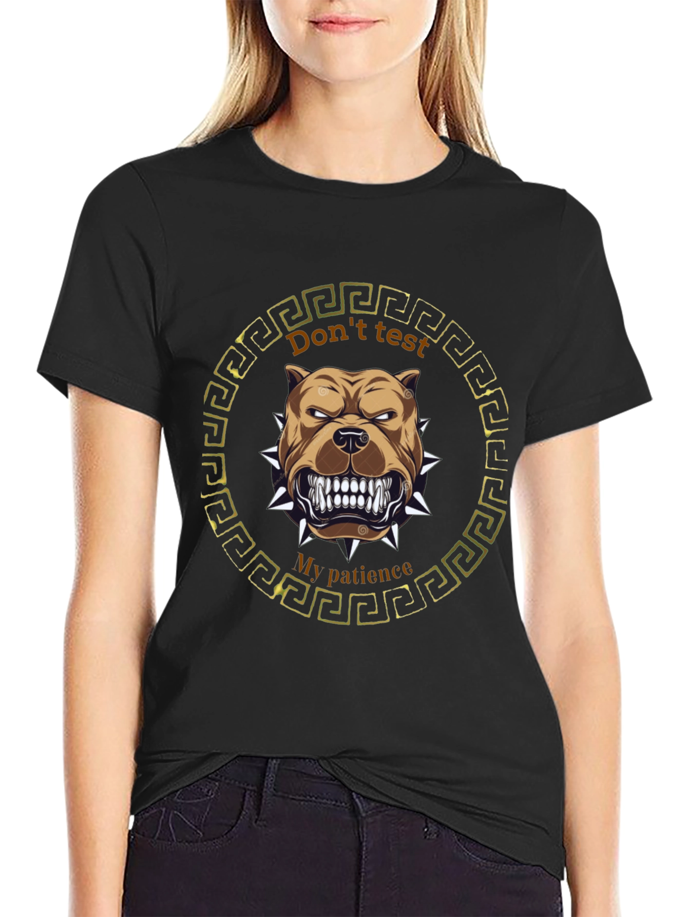 Dont Test My Patience Pitbull T-Shirt