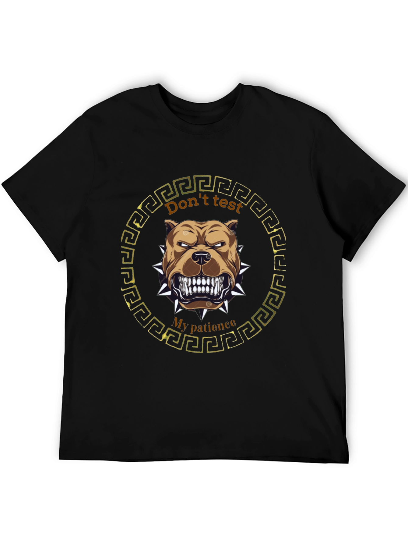 Dont Test My Patience Pitbull T-Shirt