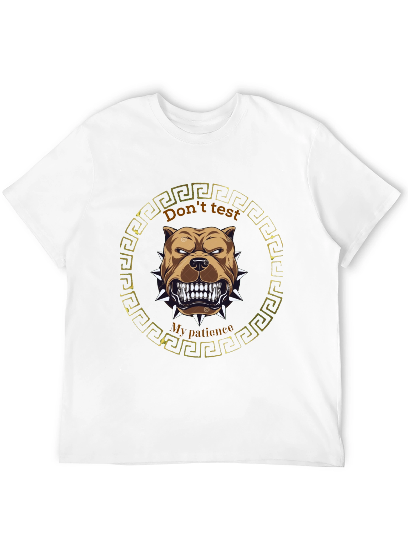 Dont Test My Patience Pitbull T-Shirt