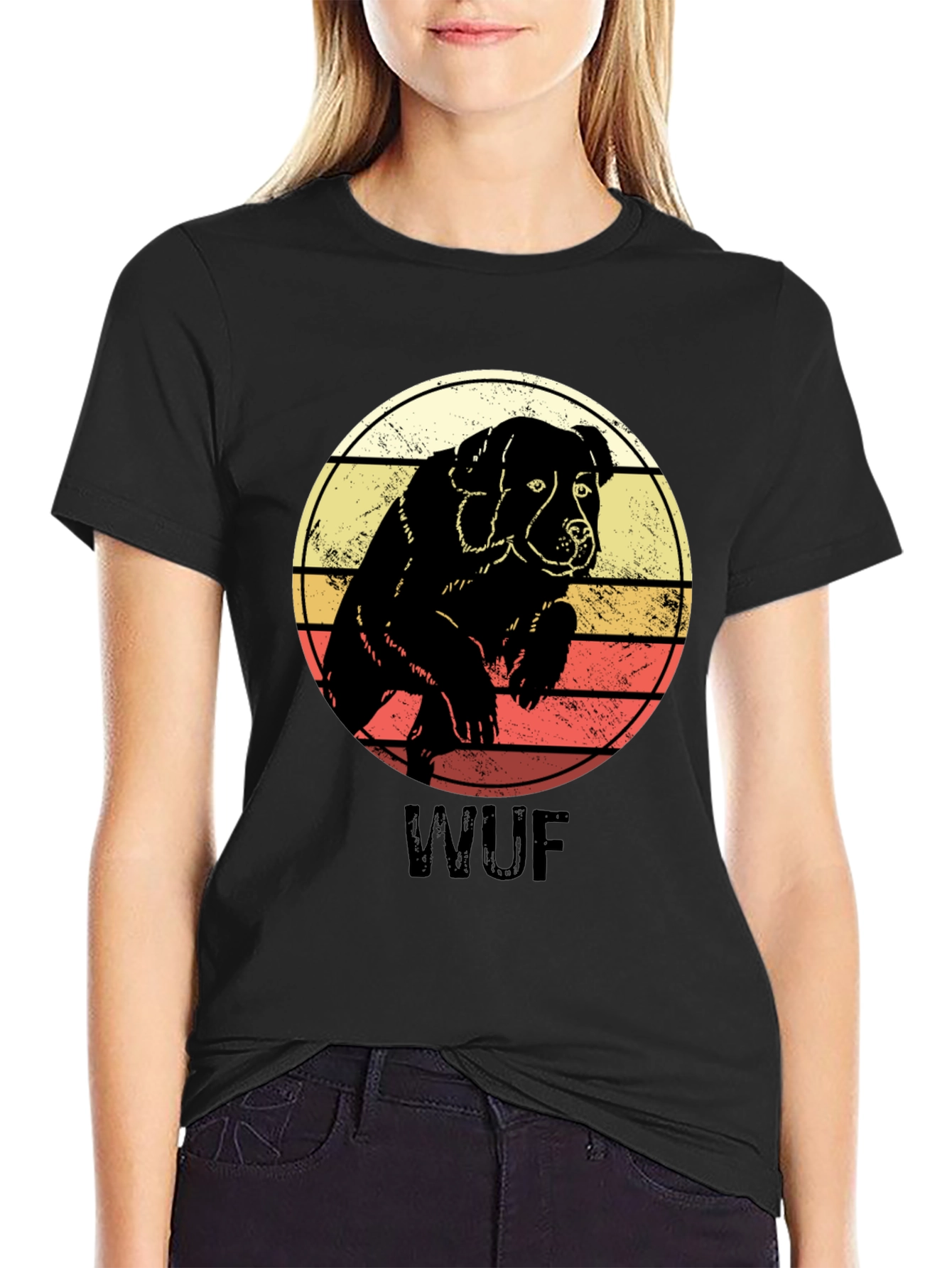 Retro Dog T-Shirt - WUF Graphic Tee
