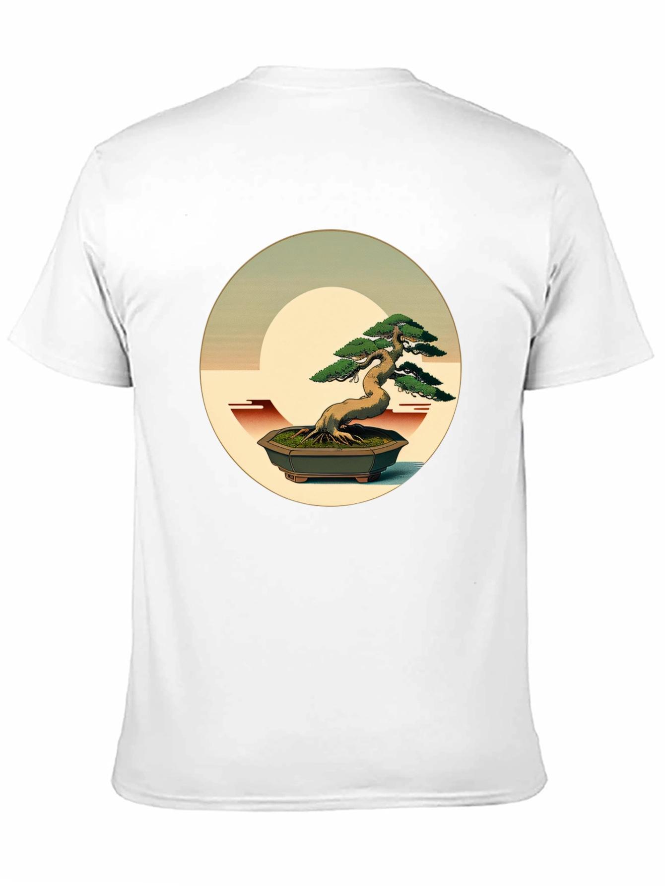 Bonsai Graphic Tee - Artistic Nature Shirt