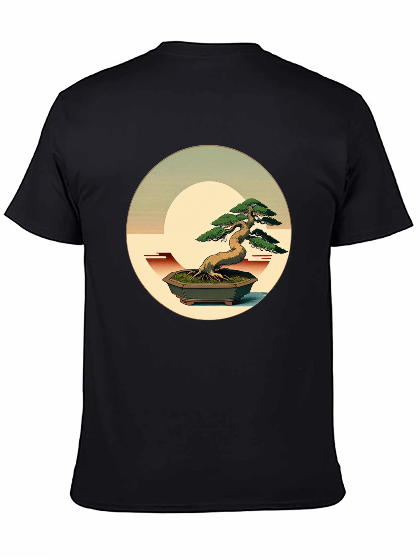 Bonsai Graphic Tee - Artistic Nature Shirt