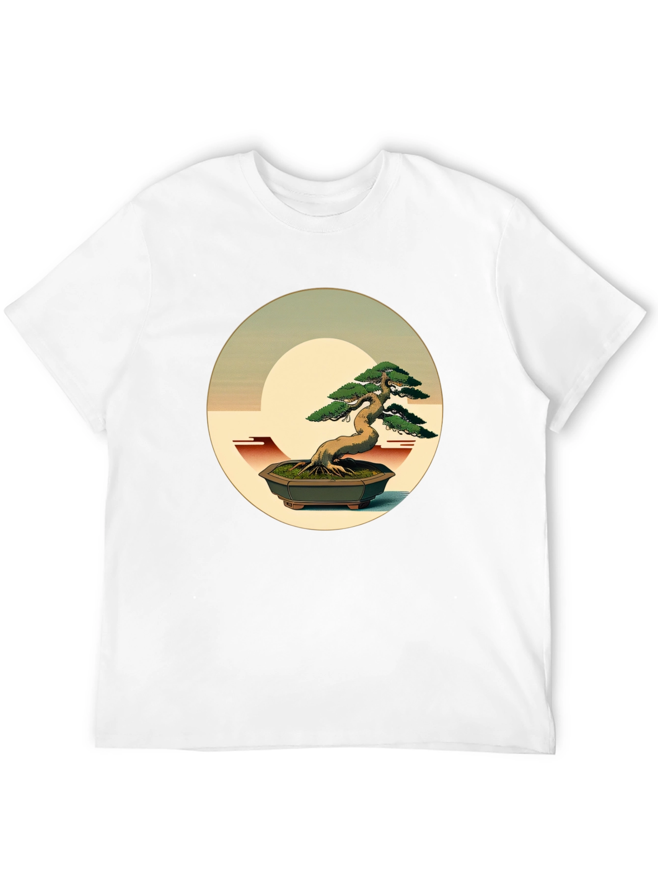 Bonsai Graphic Tee - Artistic Nature Shirt