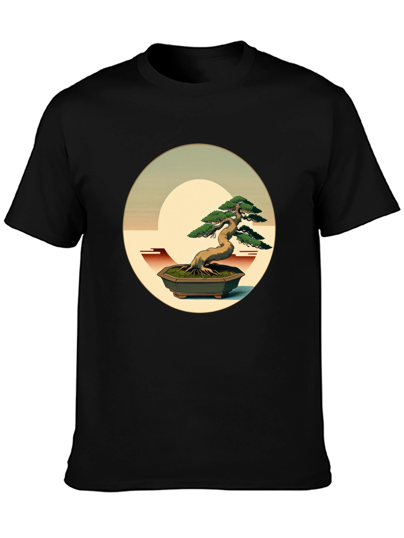 Bonsai Graphic Tee - Artistic Nature Shirt