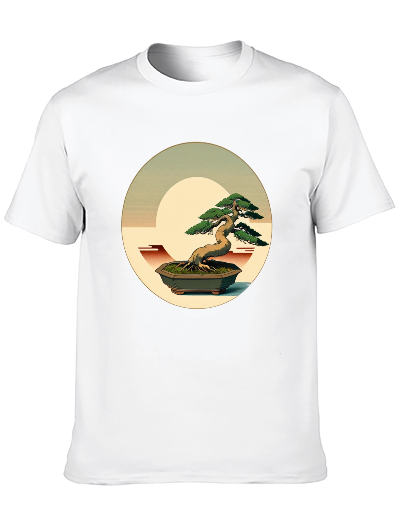 Bonsai Graphic Tee - Artistic Nature Shirt