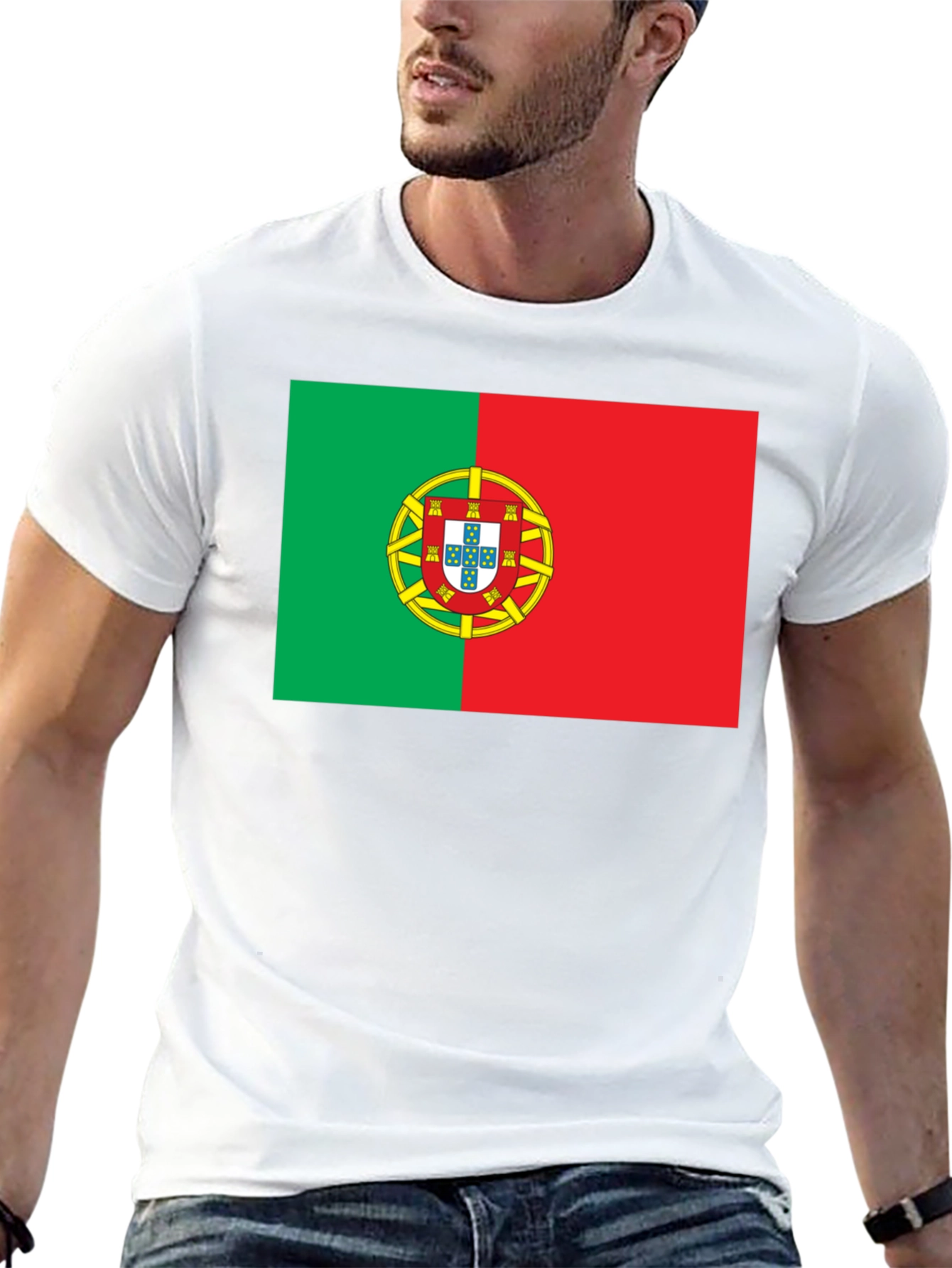 Portugal Flag Graphic T-Shirt