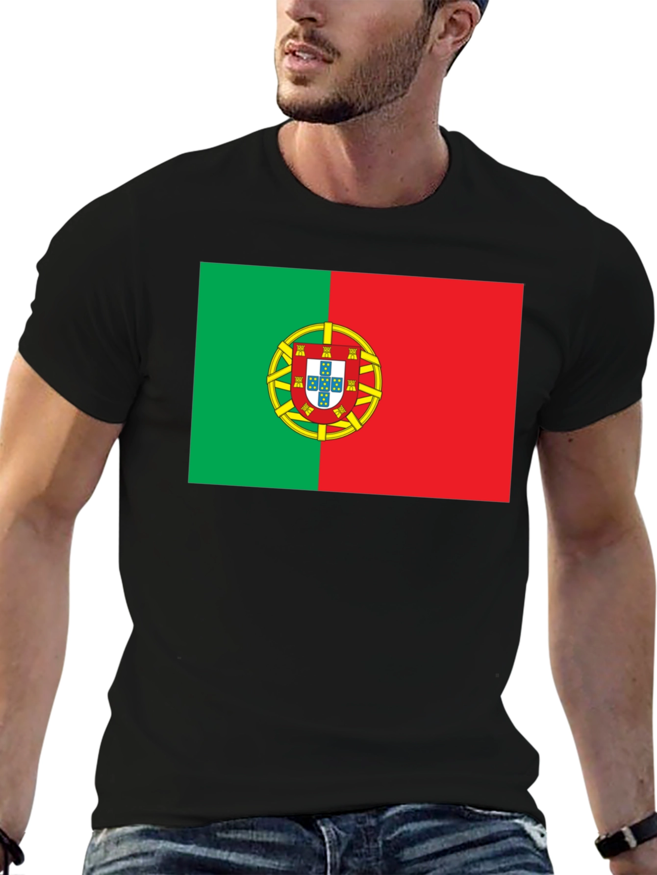 Portugal Flag Graphic T-Shirt