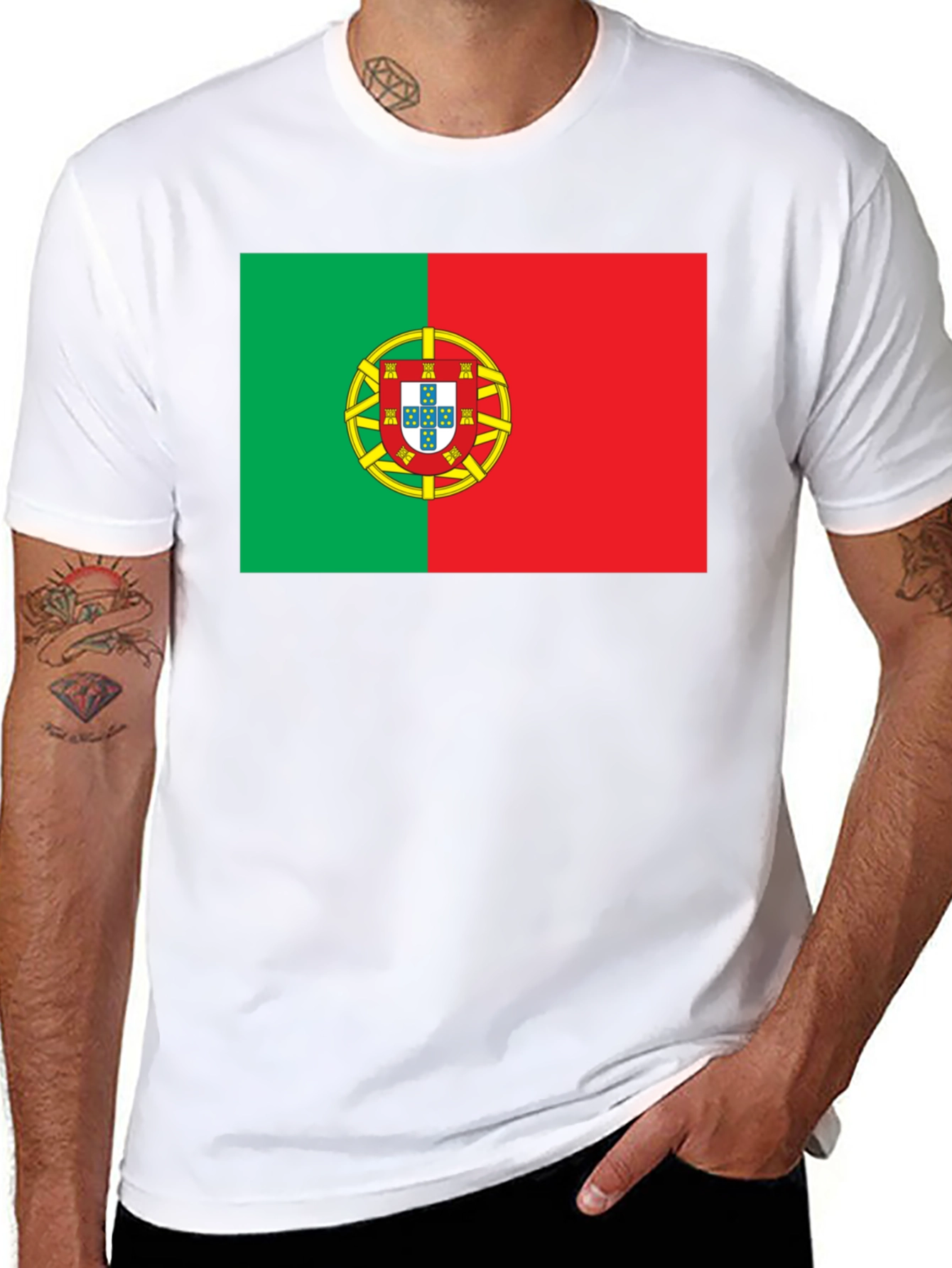 Portugal Flag Graphic T-Shirt