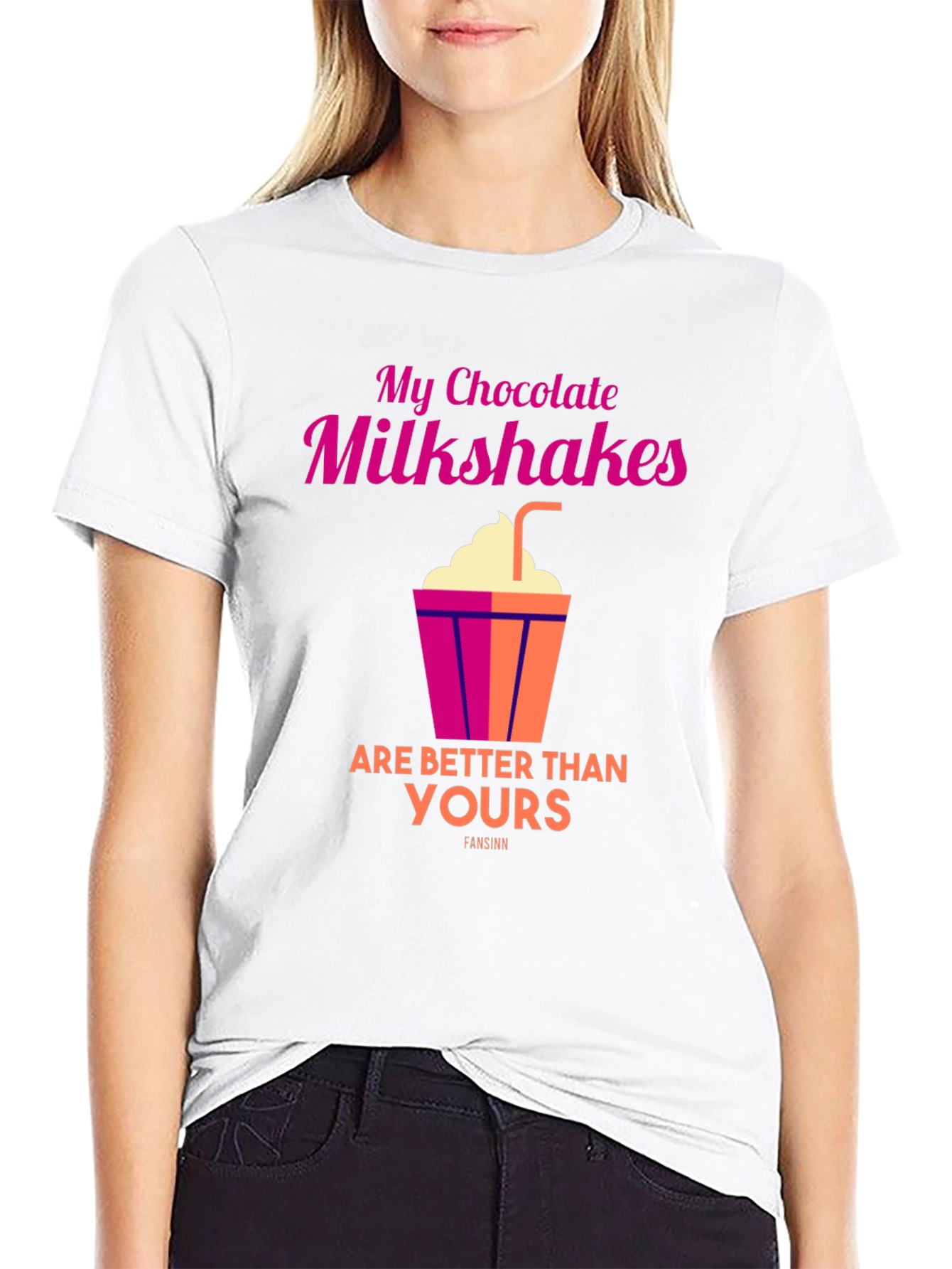Chocolate Milkshake Graphic T-Shirt