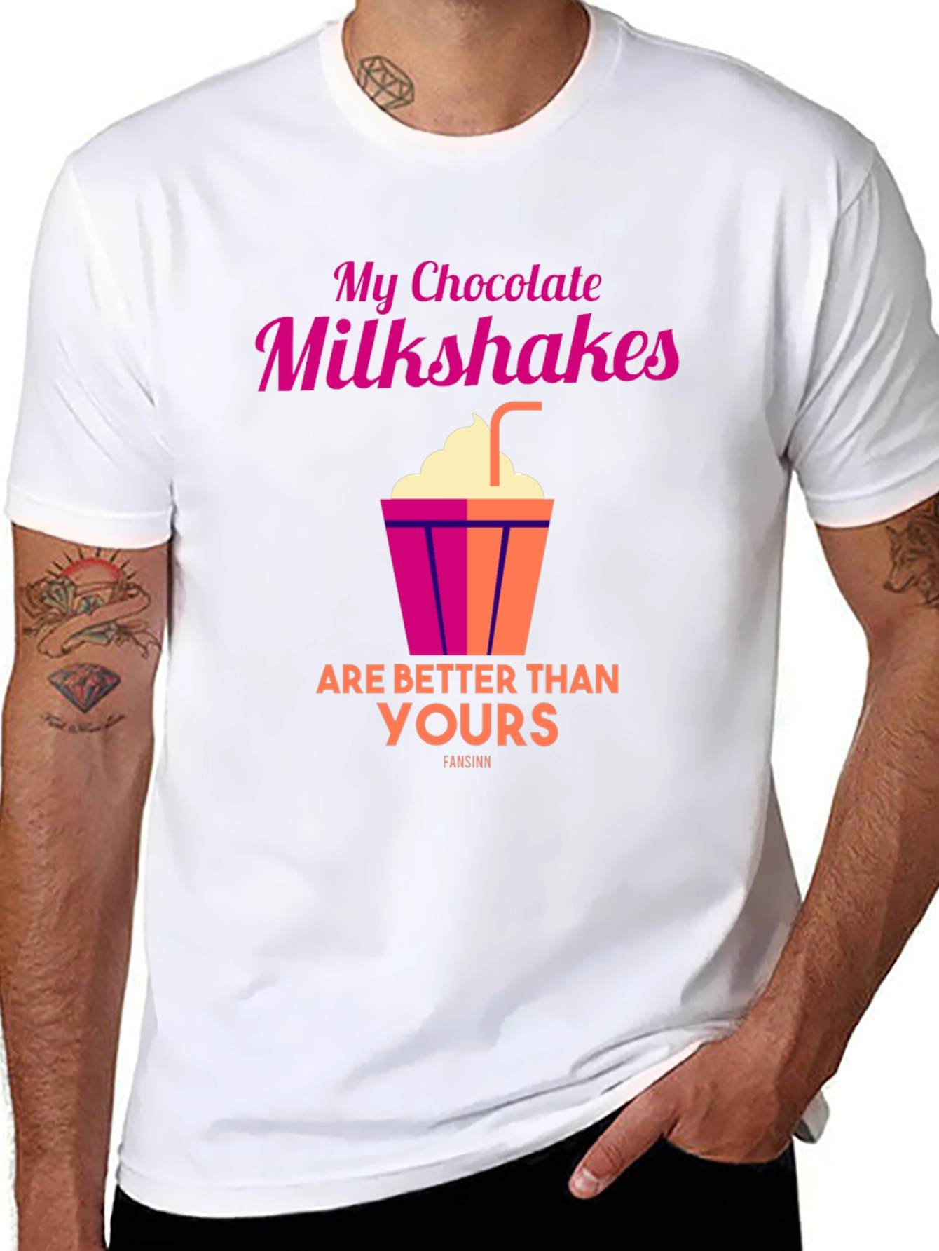 Chocolate Milkshake Graphic T-Shirt