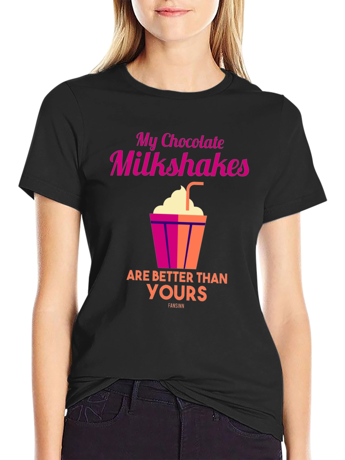 Chocolate Milkshake Graphic T-Shirt