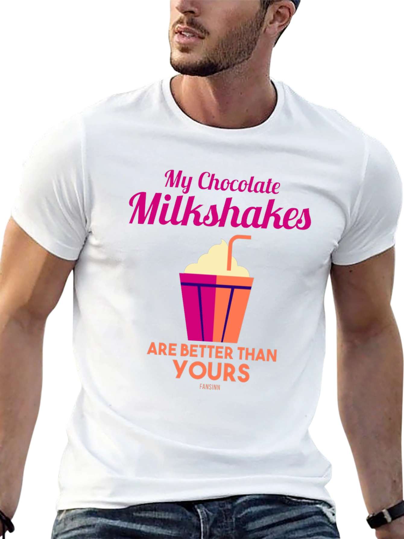 Chocolate Milkshake Graphic T-Shirt
