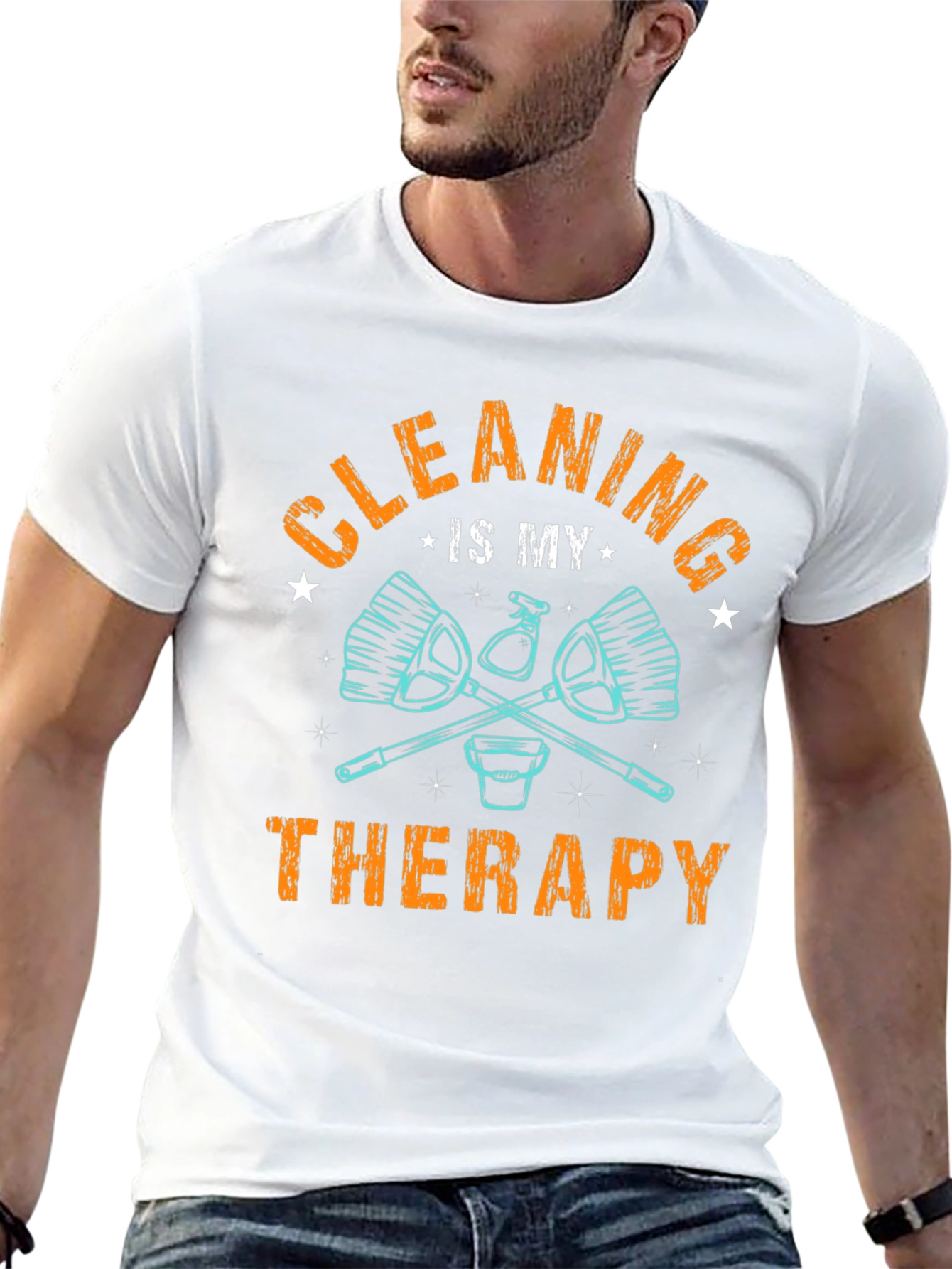 Cleaning is My Therapy T-Shirt